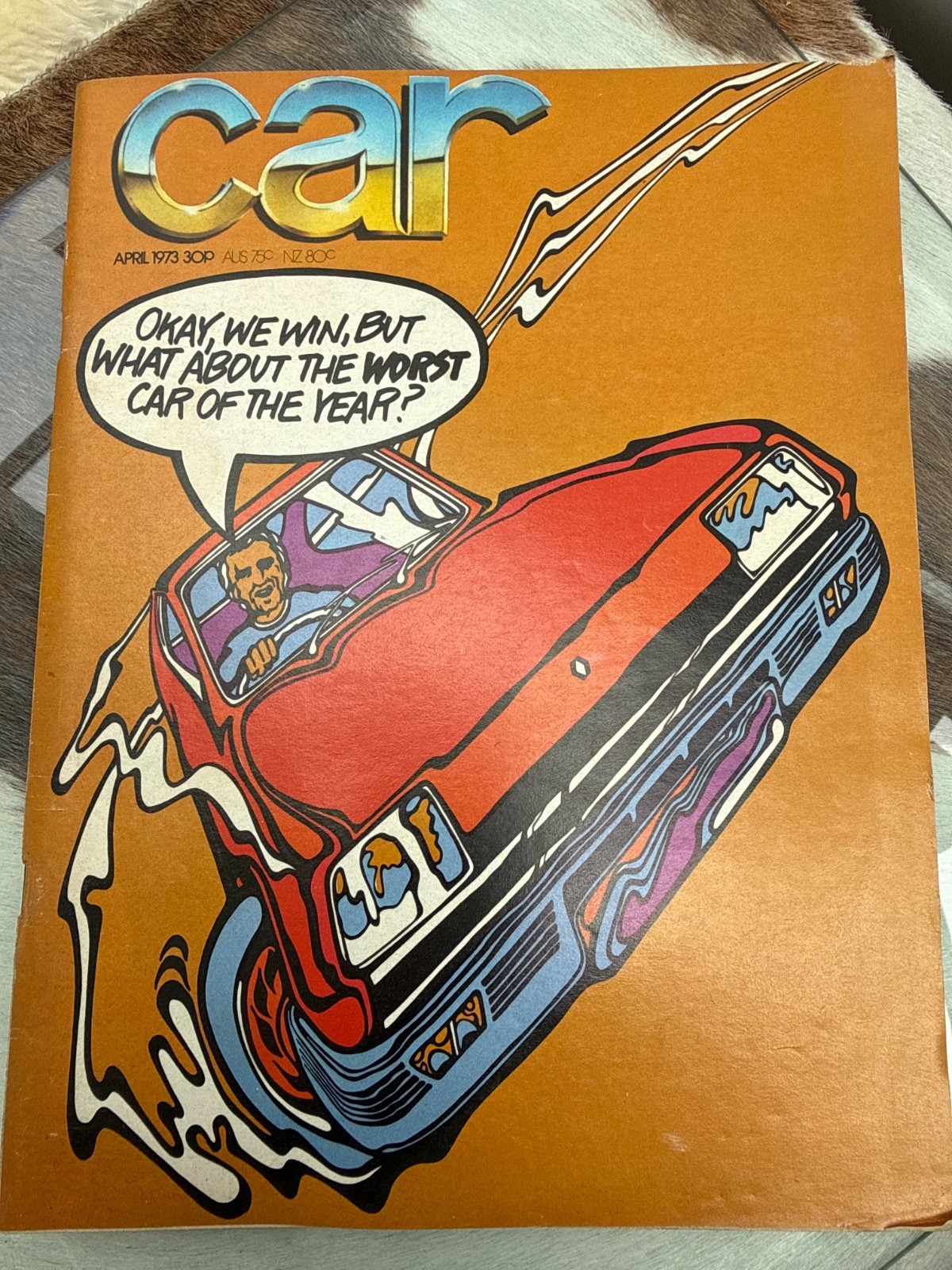 CAR Magazine April 1973, Excalibur, Audi 80, porsche Tapiro, Excalibur