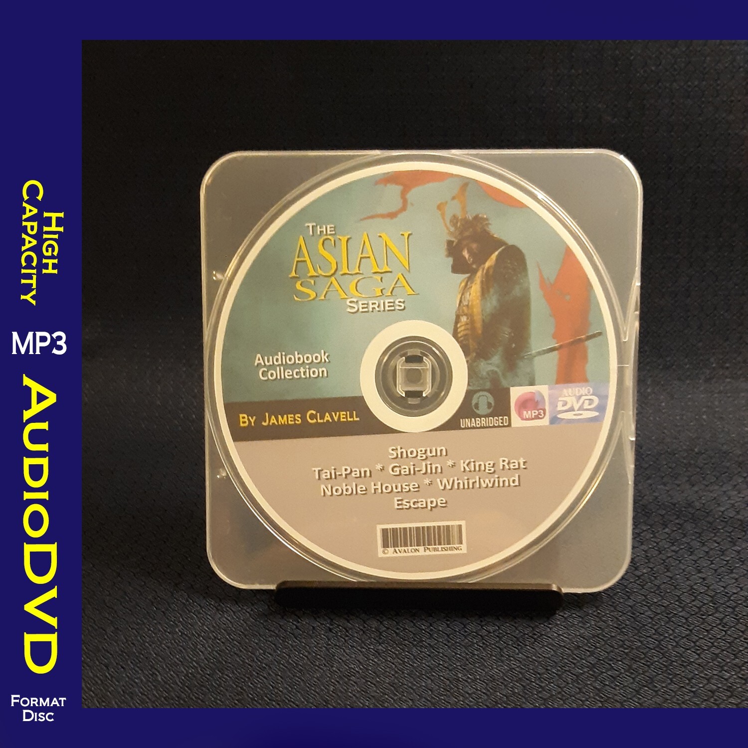 The ASIAN SAGA Collection Shogun- By James Clavell – 7 MP3 Audiobook Collection