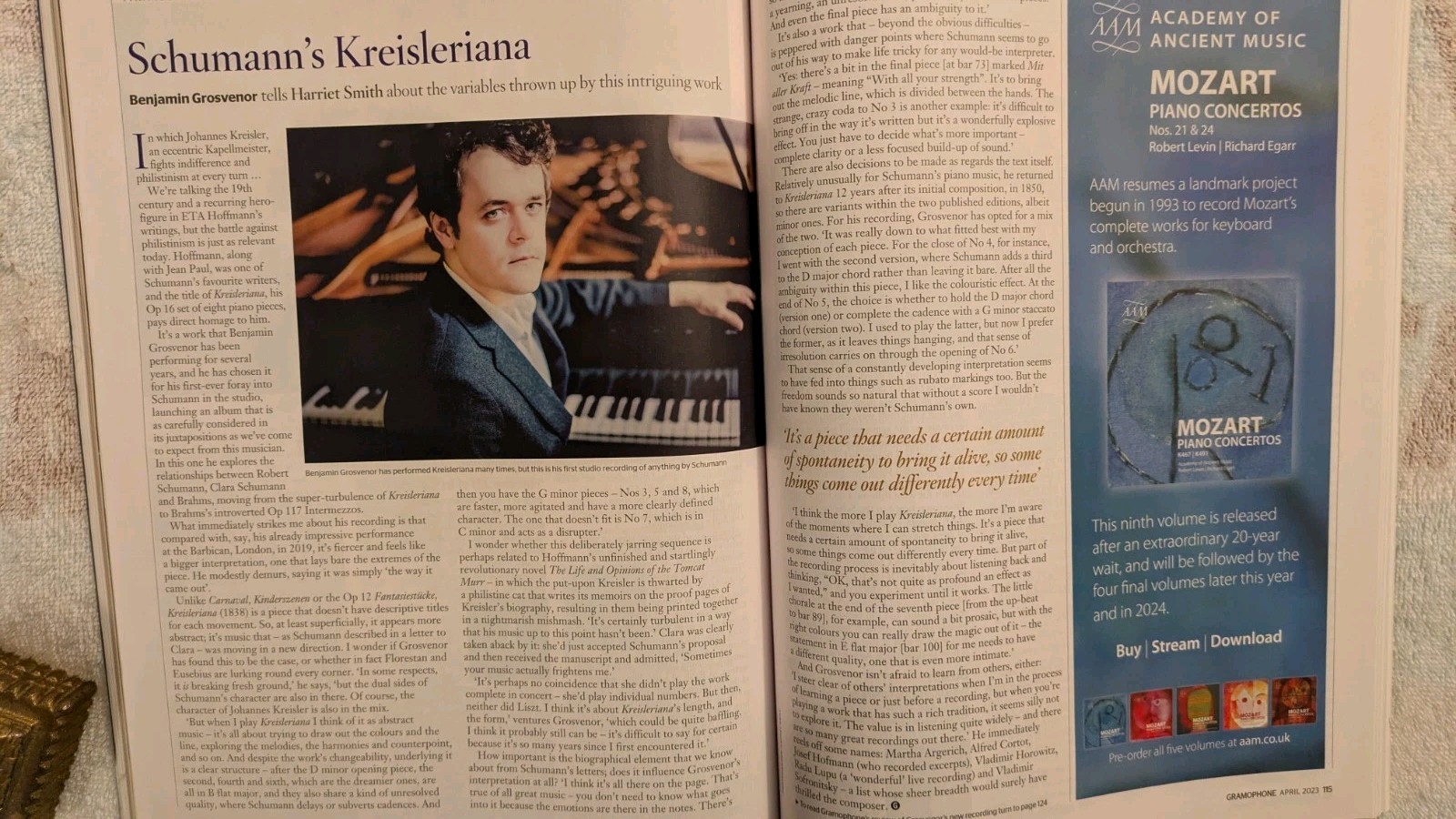 GRAMOPHONE MAGAZINE, April 2023, 178 Pages, Classical Music Reviews, 100 Years