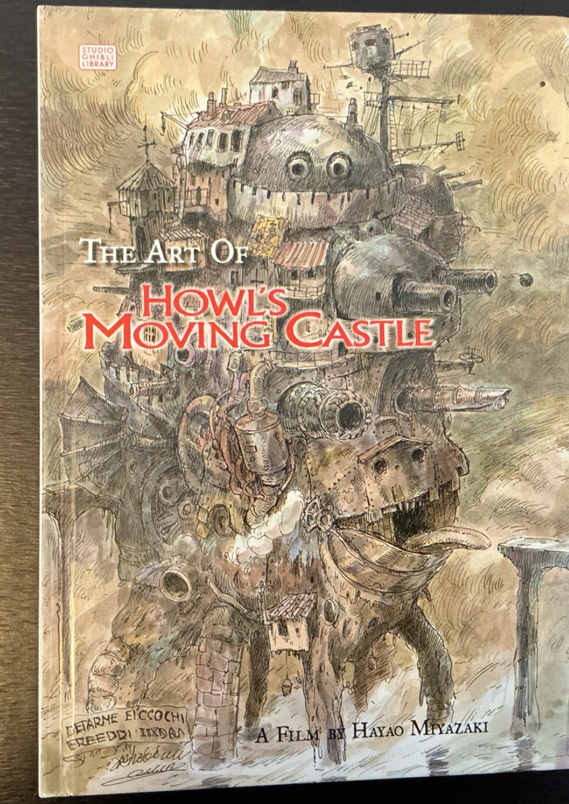 The Art of Howl’s Moving Castle Hardcover Hayao Miyazaki VIZ Media Anime Art Bo…