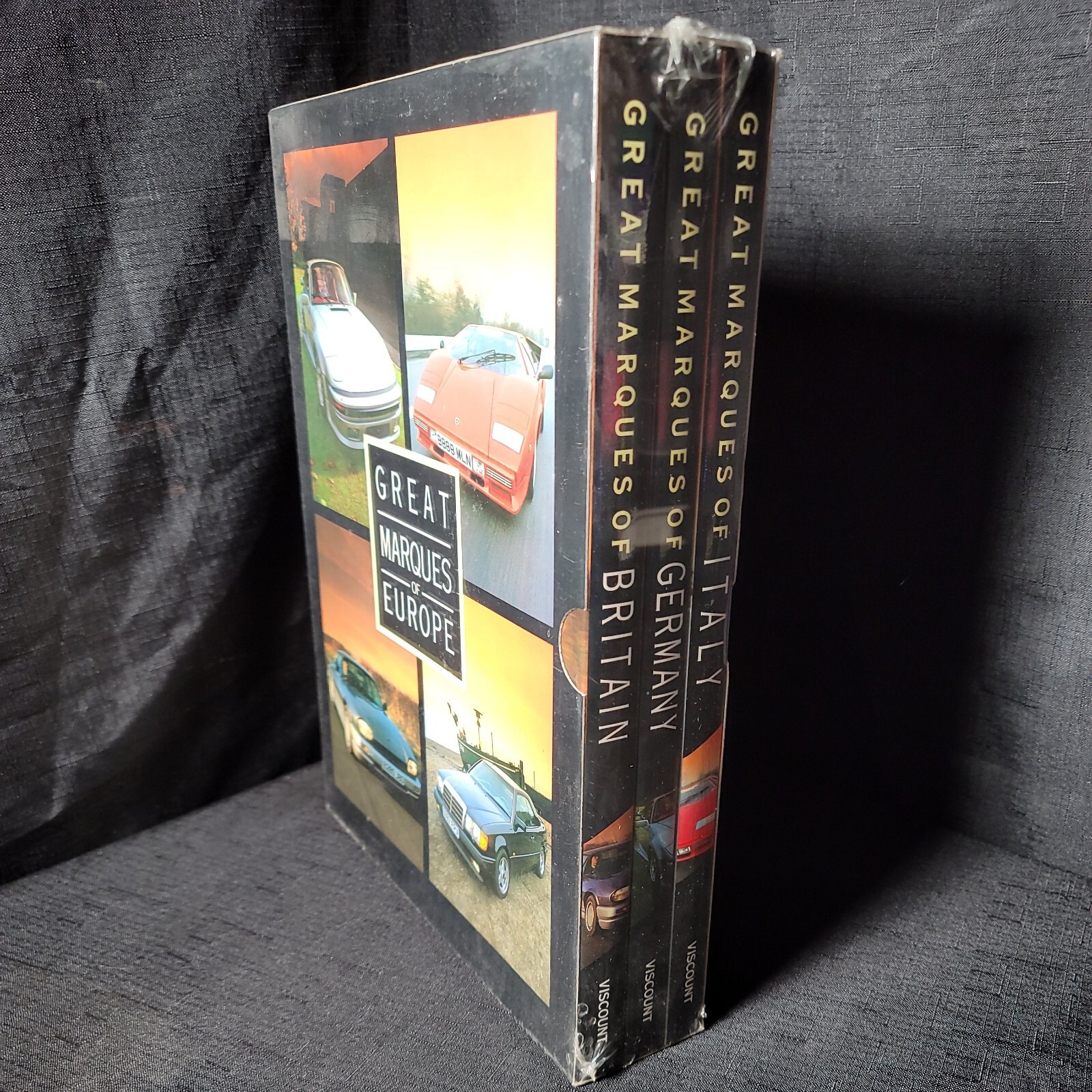 Great Marques of Europe 3 Volume Set Britain Germany Italy Sealed NOS Viscount