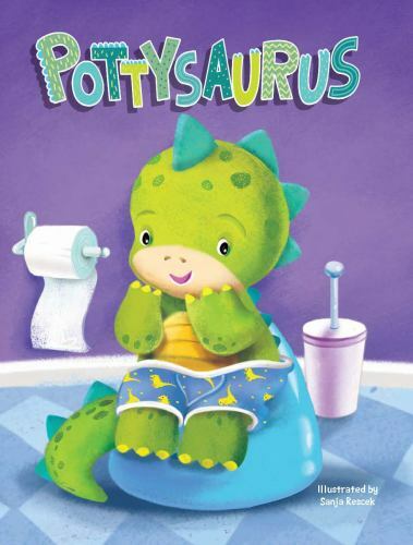 Pottysaurus – Children’s Padded B- 9781952137945, Little Hippo Books, board book