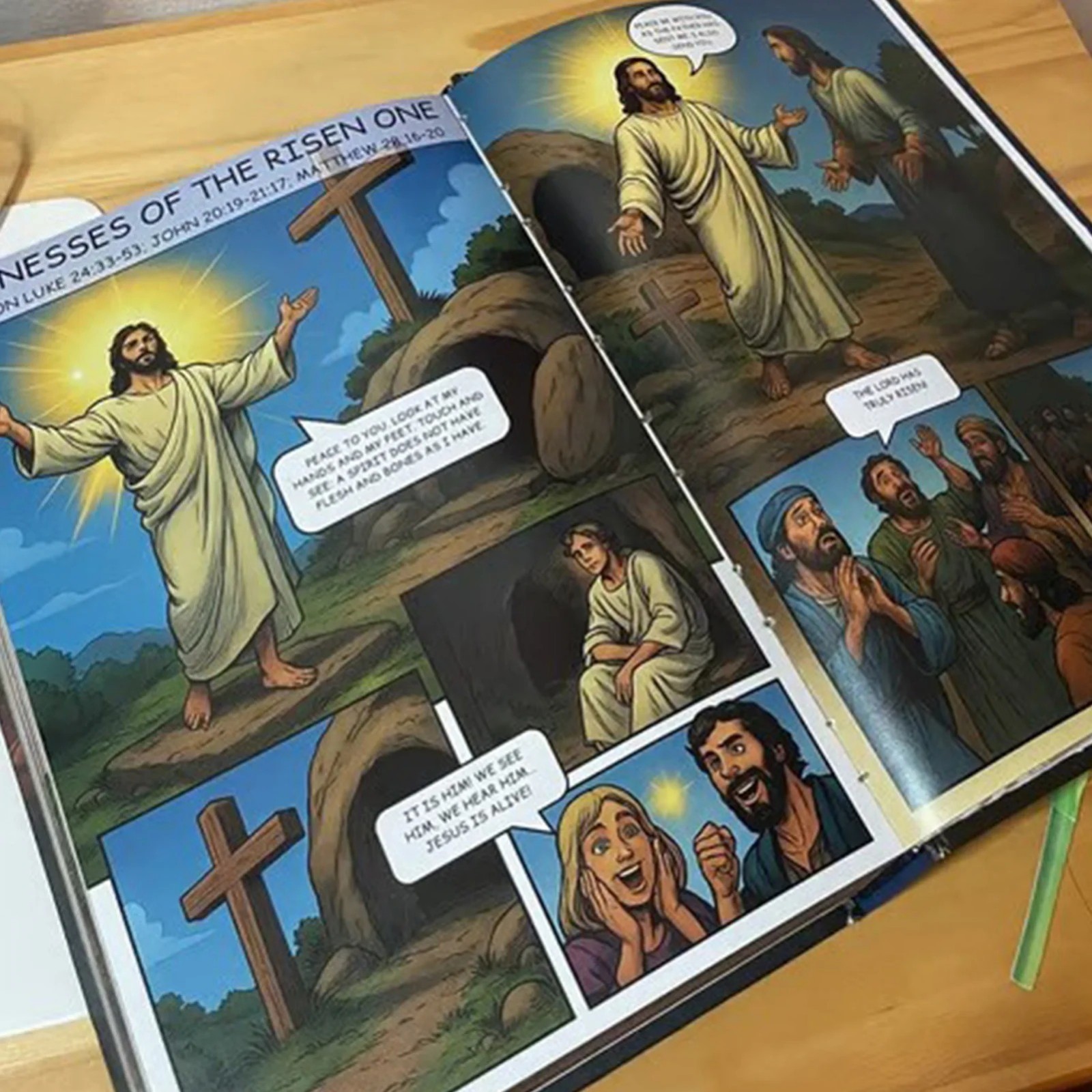 The Comic Bible Book Fun Artwork And Age-Appropriate Text Easy-To-Read Stories