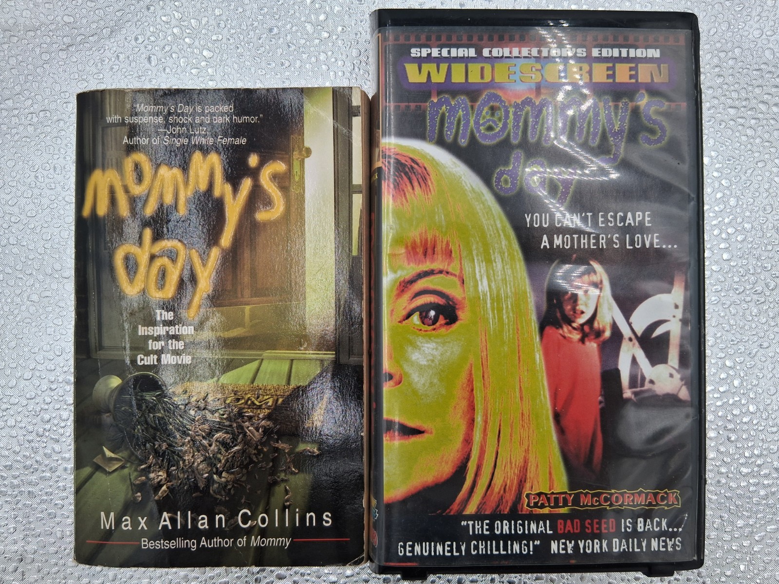 Mommy’s Day by Max Allan Collins 1998 Leisure Horror PB W/ Mommy’s Day 1998 Vhs