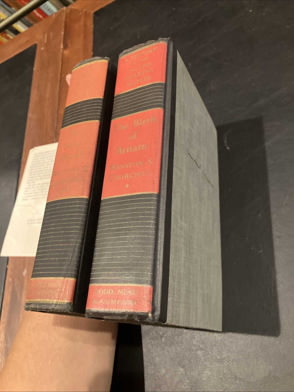 The Birth Of Britain, The New World Order Winston Churchill 1956 1st Editions