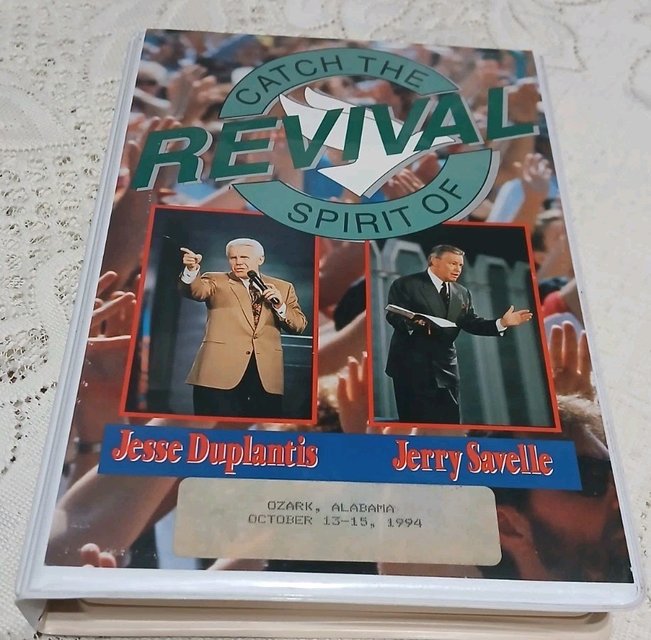 Jerry Savelle Jesse Duplantis Catch Spirit Revival 4 cassette tape Set Christian