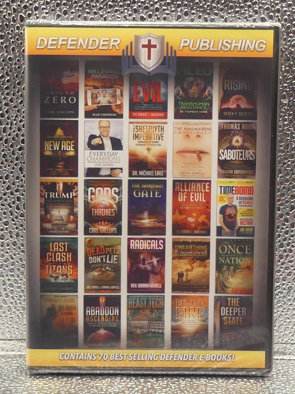 Defender Publishing 70 E-Books Collection Data Disc Library New Factory Sealed