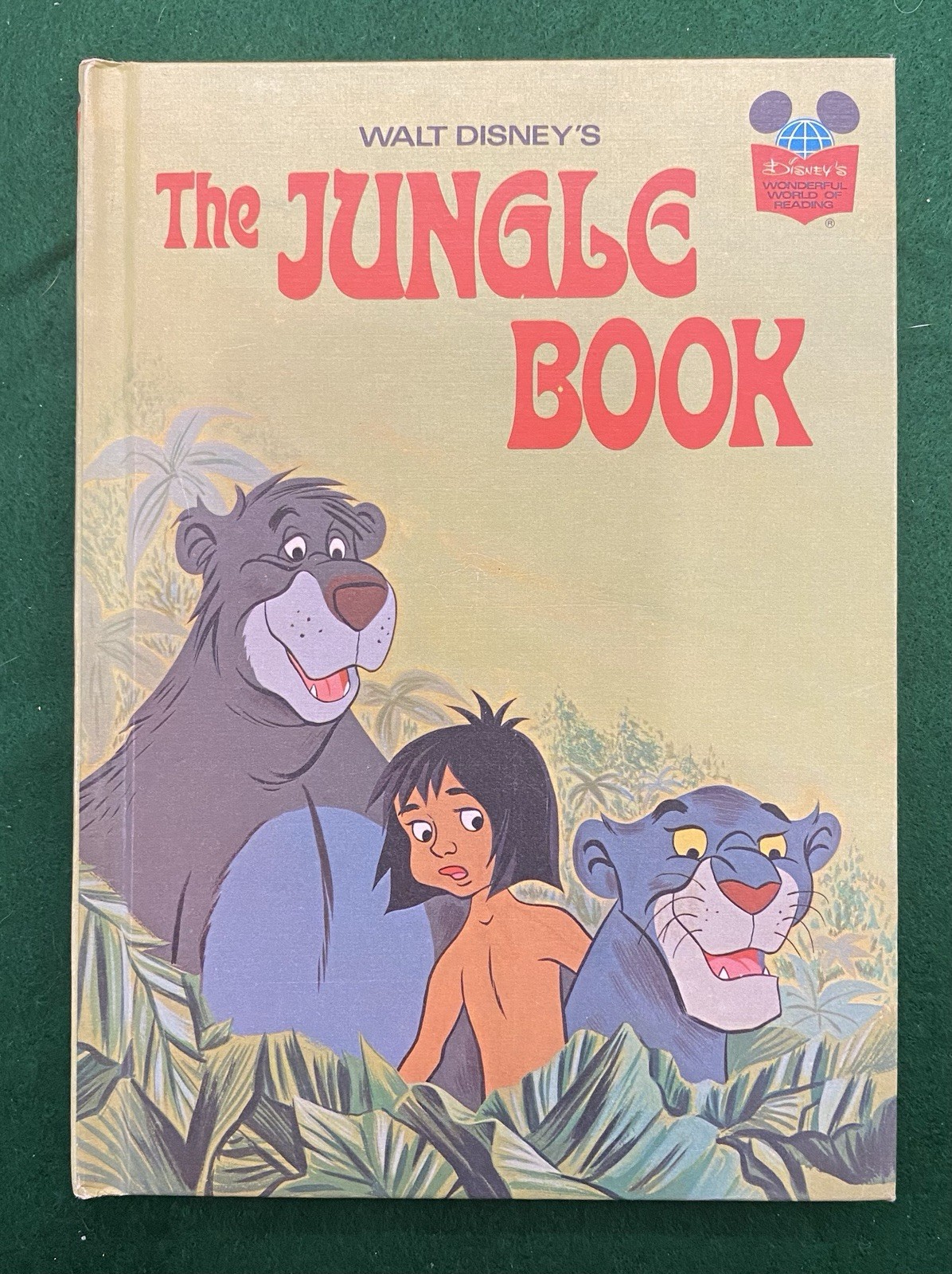 Walt Disney’s The Jungle Book 1974 10th ed Vintage Hardcover Book Club Edition