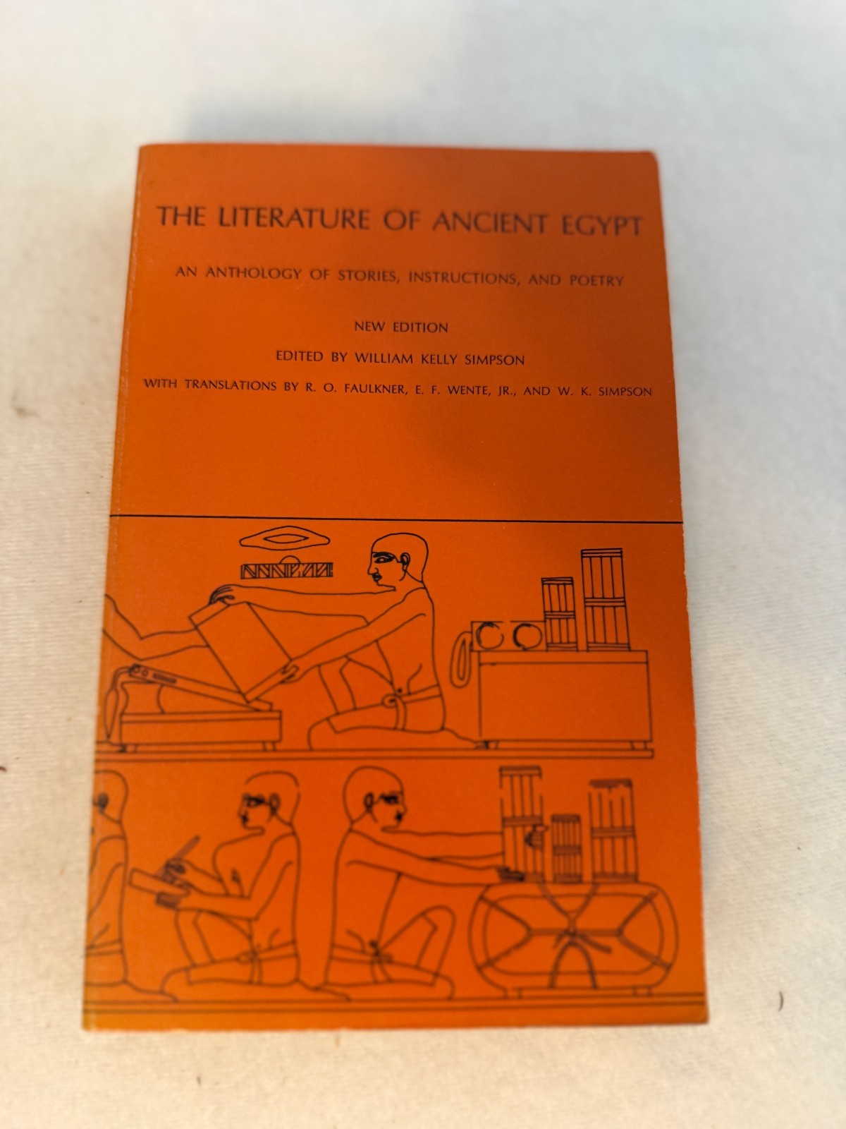 THE LITERATURE OF ANCIENT EGYPT William Kelly Simpson PB VG Yale anthology texts