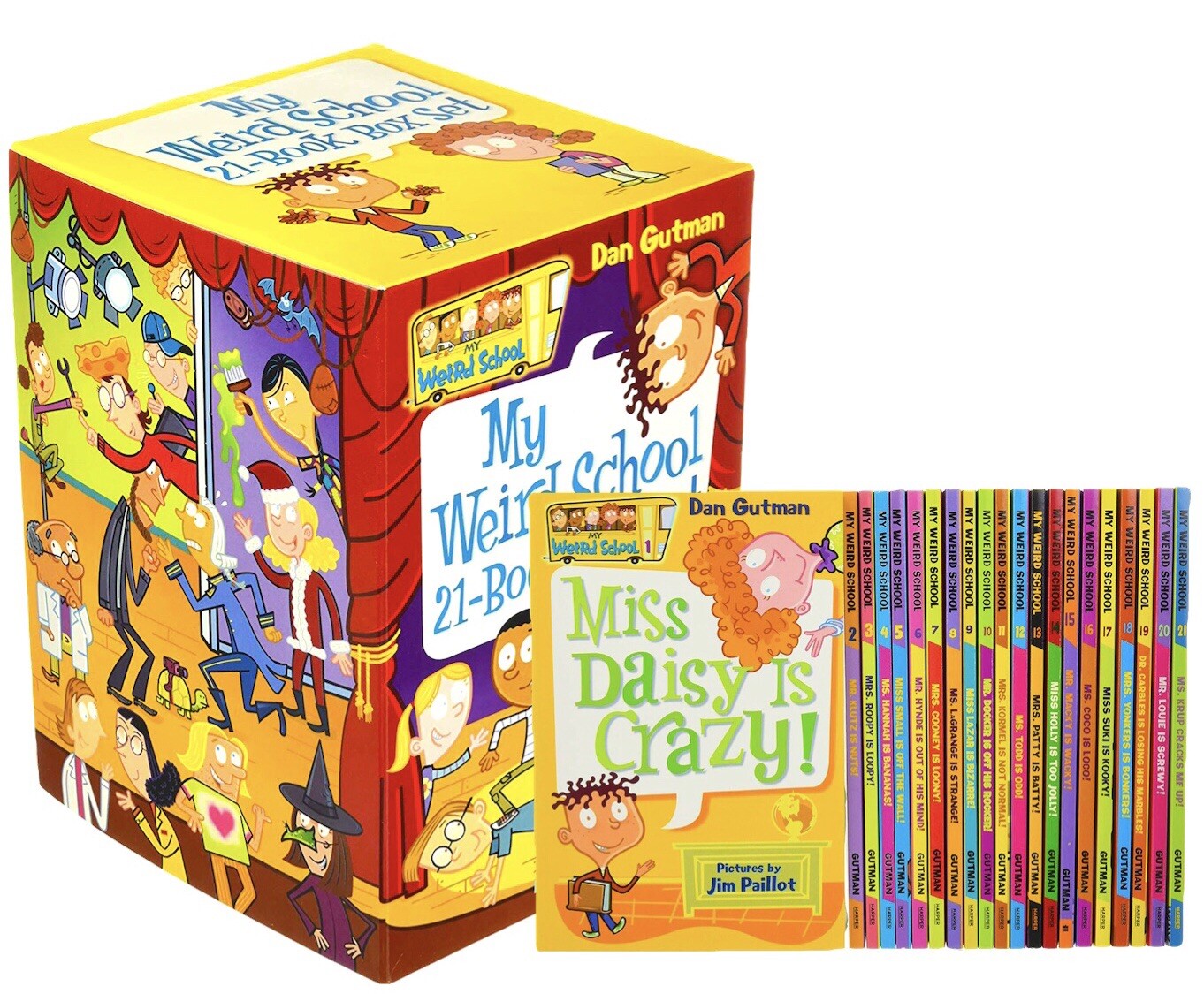 My Weird School Ser.: My Weird School 21-Book Box Set by Dan Gutman (2011, Trade