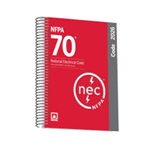NFPA 70, National Electrical Code : 2026 Ed by National Fire SPIRAL FREESHIP