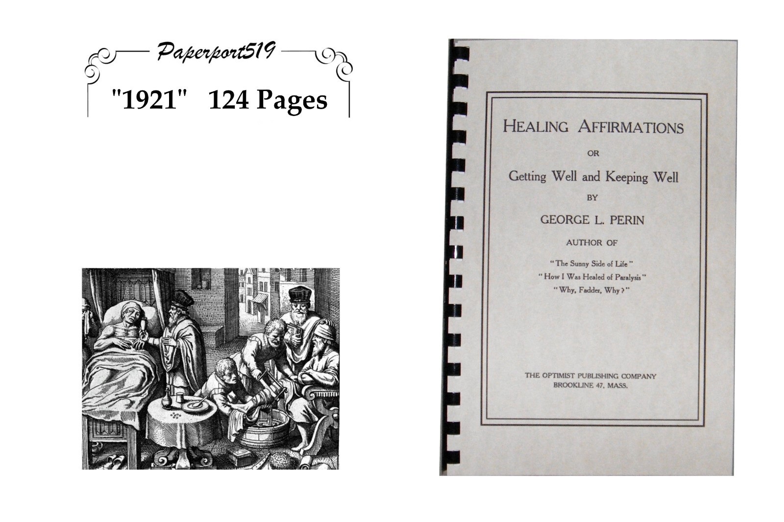 Healing Affirmations “1921” 124 Pages
