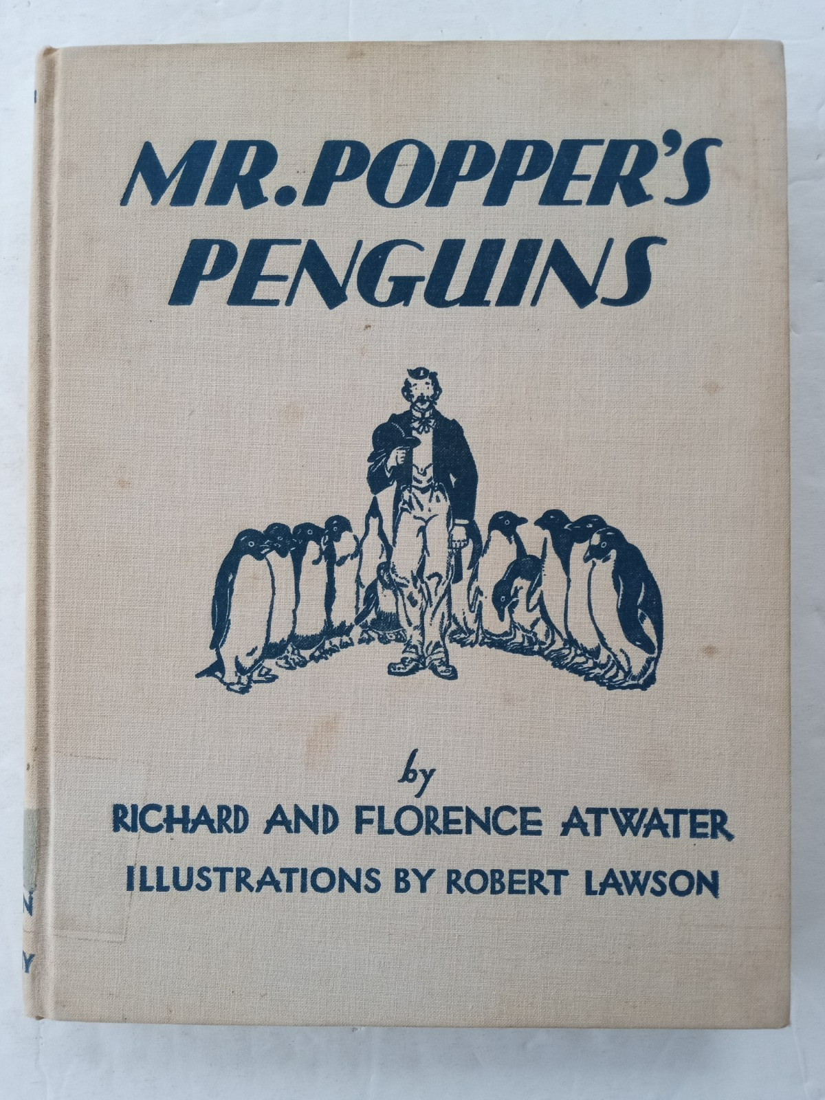 Mr. Popper’s Penguins Richard Florence Atwater 1939 HC Book Little Brown & Co.