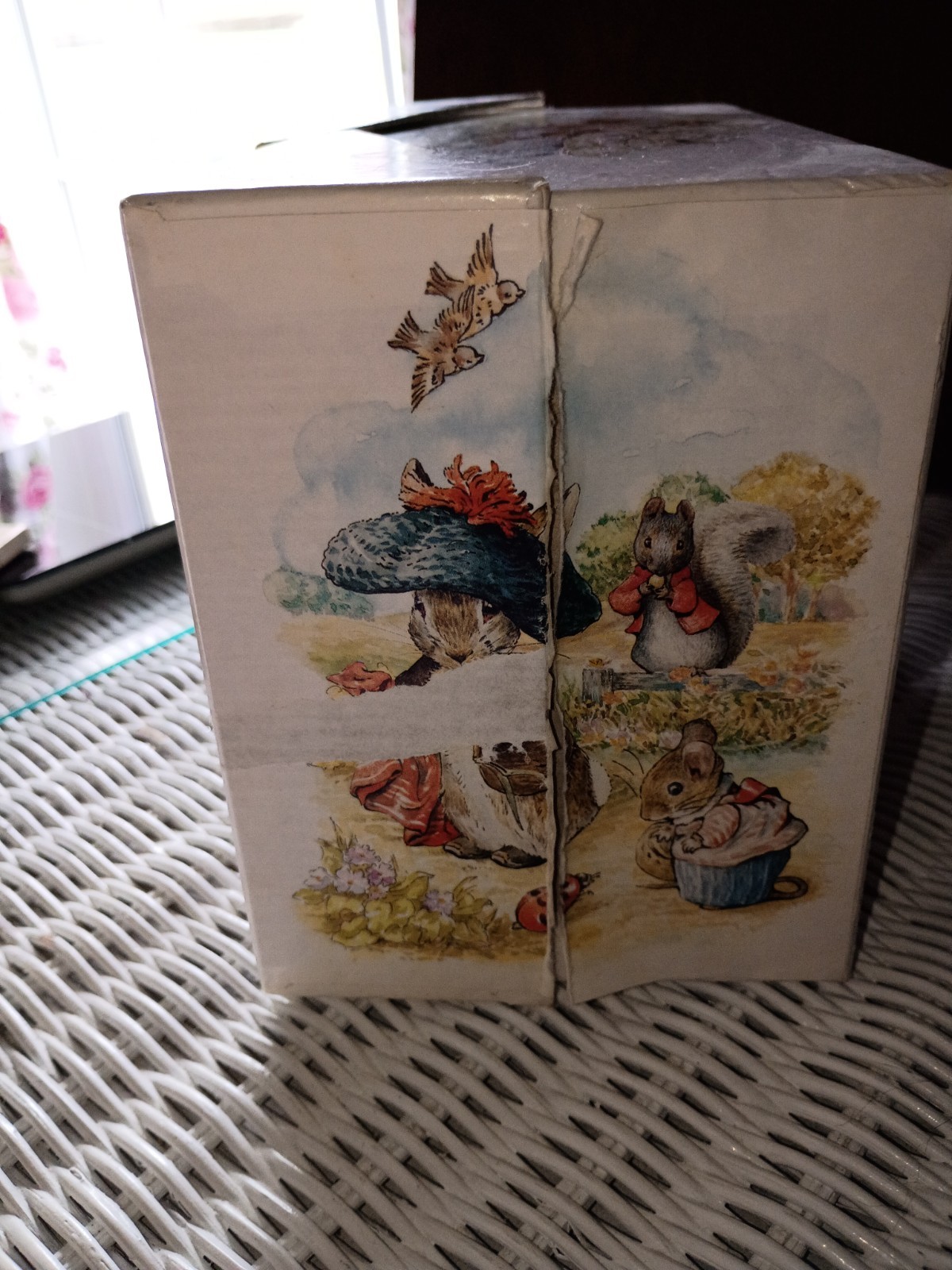 Vintage Beatrix Potter Library Box