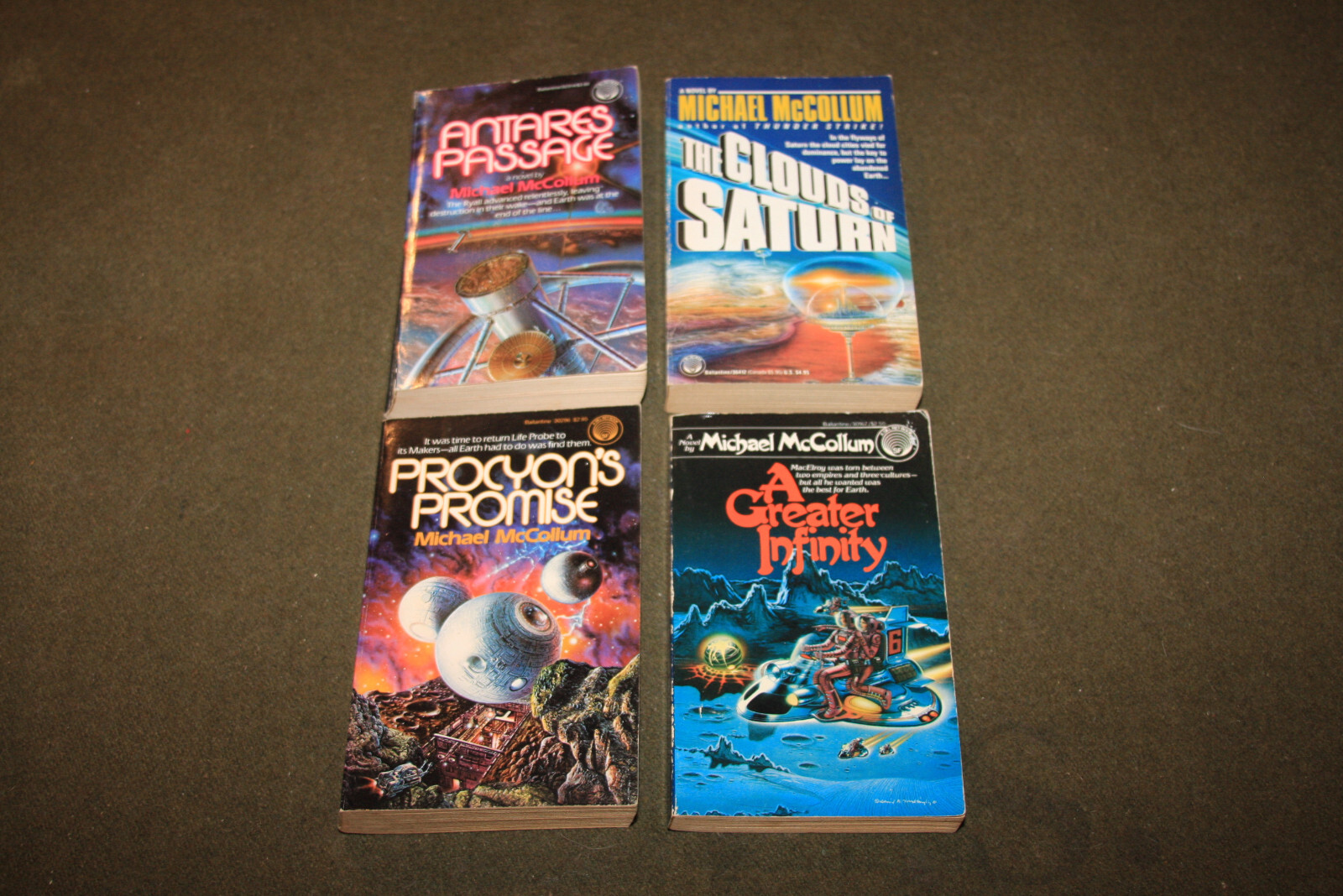 Lot of 4 Michael McCollum PBs – A Greater Infinity, Procyon’s Promise, Clouds +