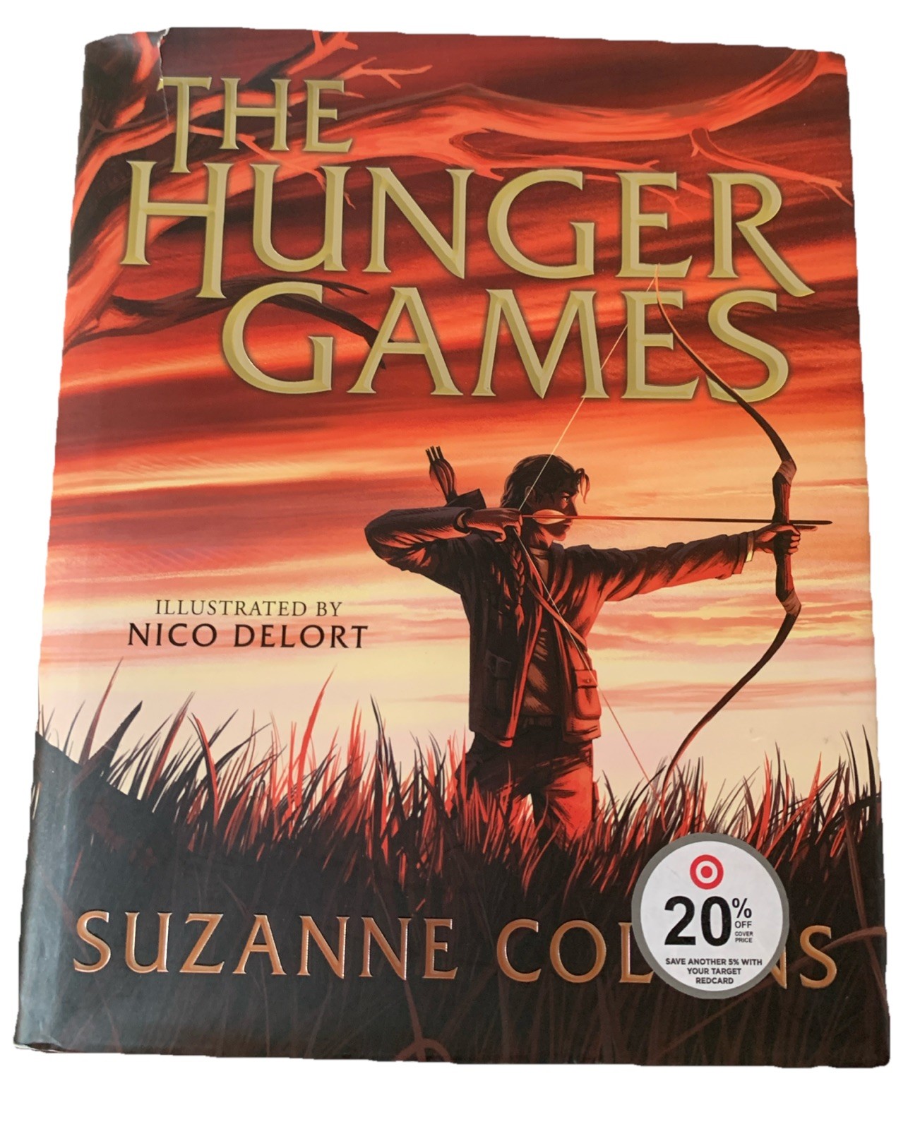 The Hunger Games: Illustrated – Hardcover, by Collins Suzanne New Small Rip-pics