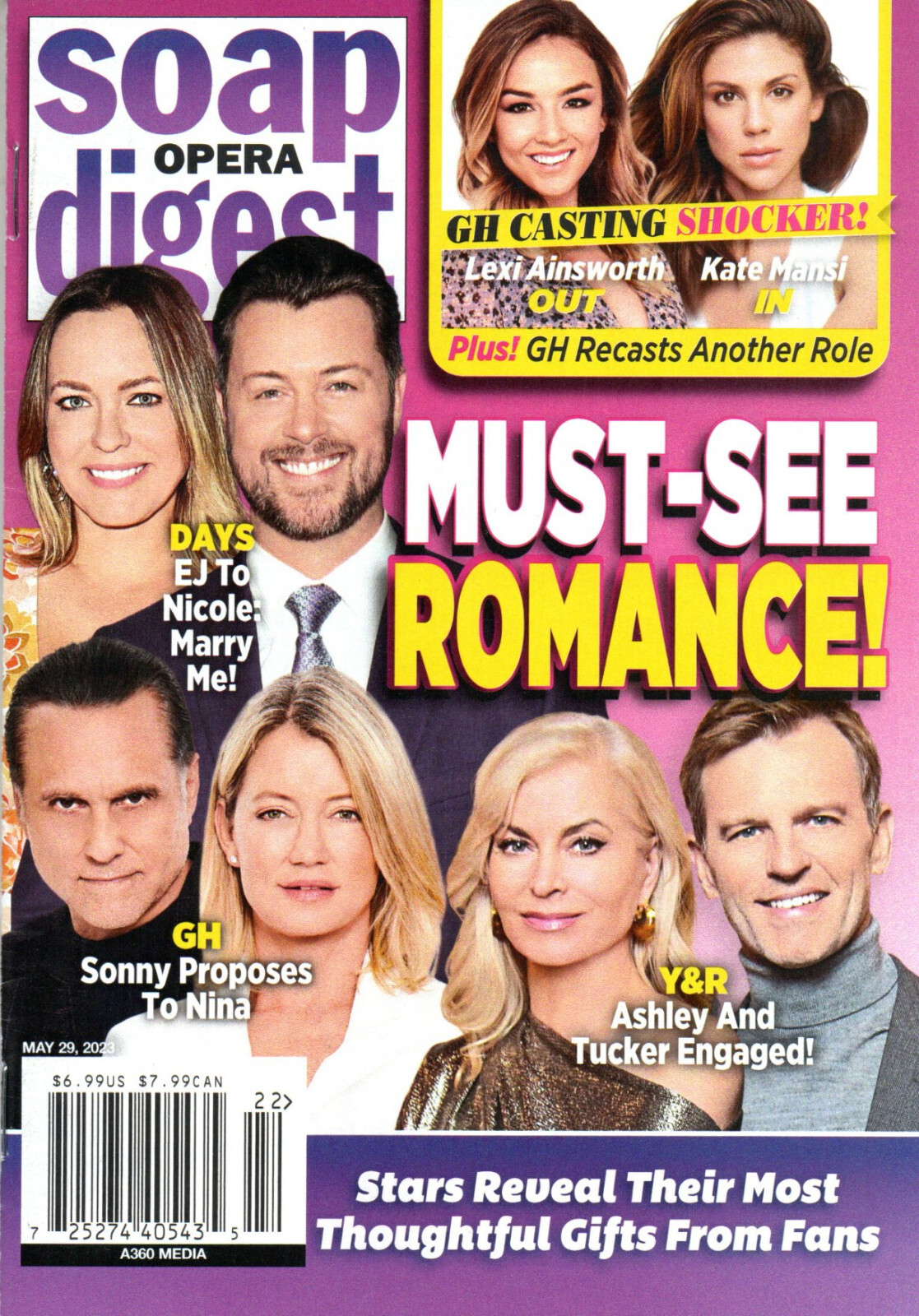 SOAP OPERA DIGEST May 29 2023 Dan Feuerriegel Trevor St. John Joshua Morrow
