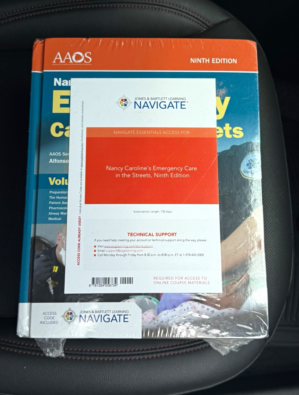 AAOS Emergency Care in the Streets 9th Ed Vol 1+2 Hardcover + Access Code