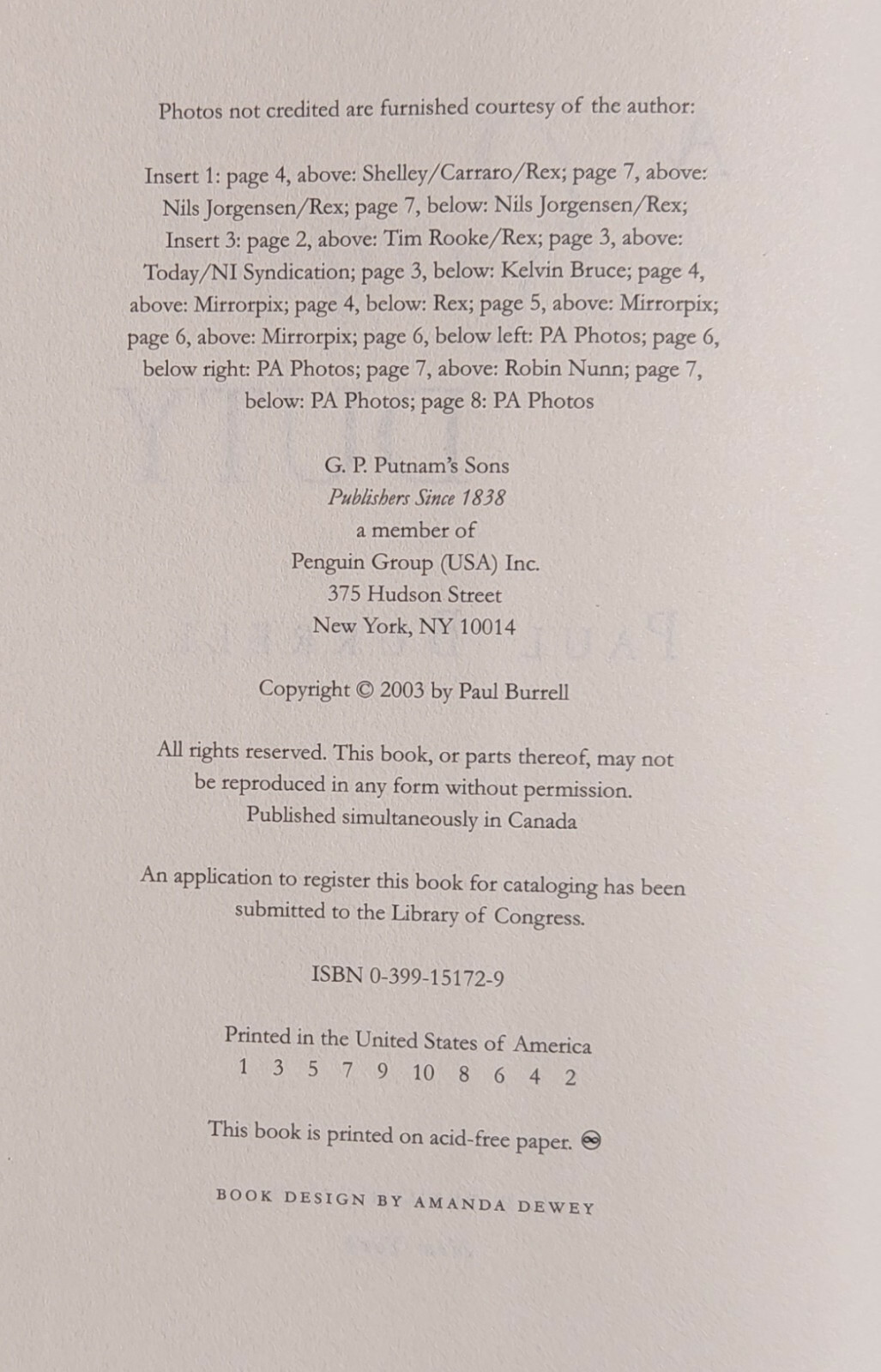 A Royal Duty By Paul Burrell 2003 Hardcover 406 Pages – Princess Diana Up Close