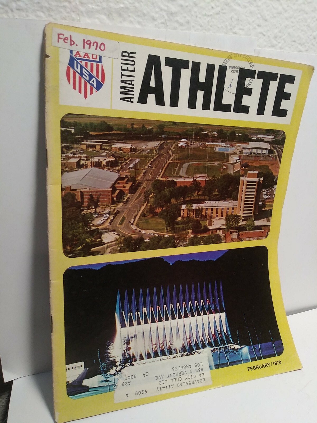VTG Amateur Athlete Magazine Feb 1970 Vol 41, NO 2 MM 1460