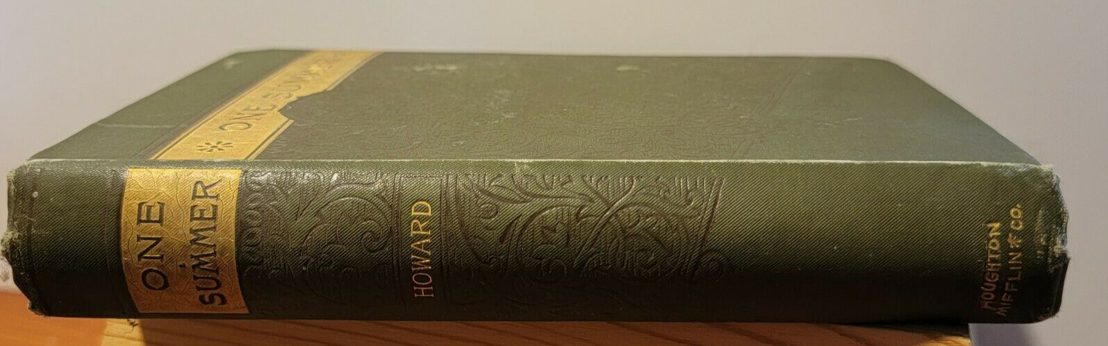 One Summer; Blanche Willis Howard 1888/HC/G Antique (see photos:)