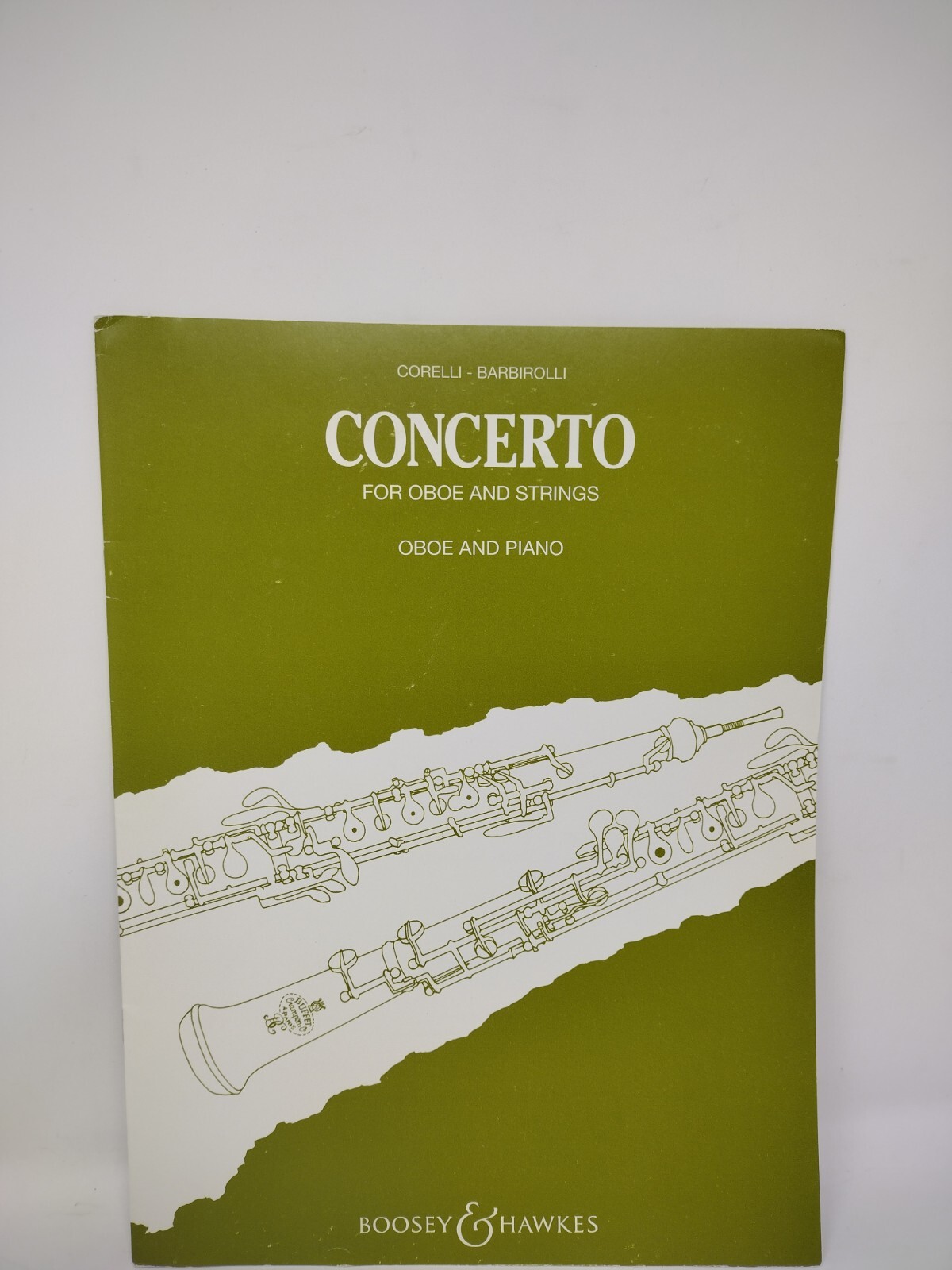 Concerto (Barbirolli) Arcangelo Corelli Oboe and String Ensemble Book