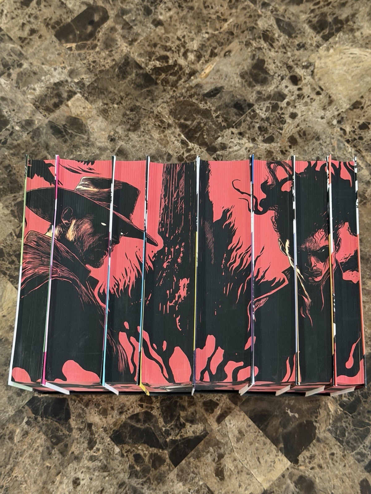Stephen King Dark Tower Set Polish Hardcover Edition Sprayed Edges 8 Book Set