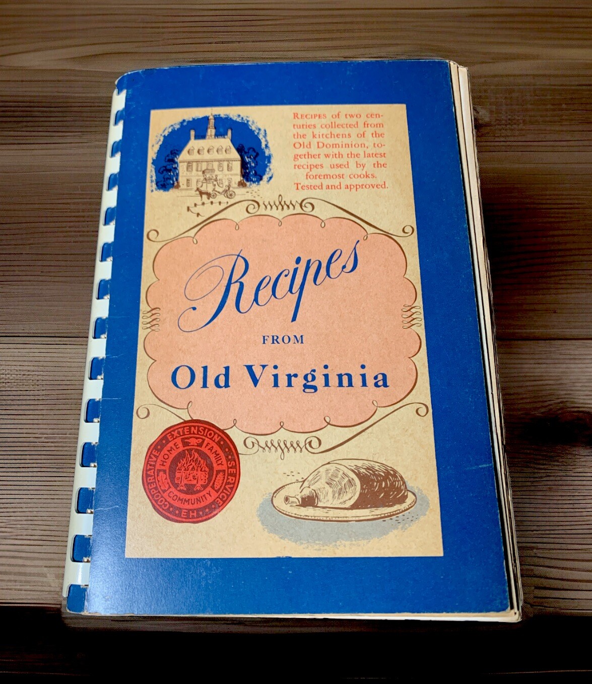 1973 Recipes From Old Virginia Cookbook 6th Printing 315 Pages