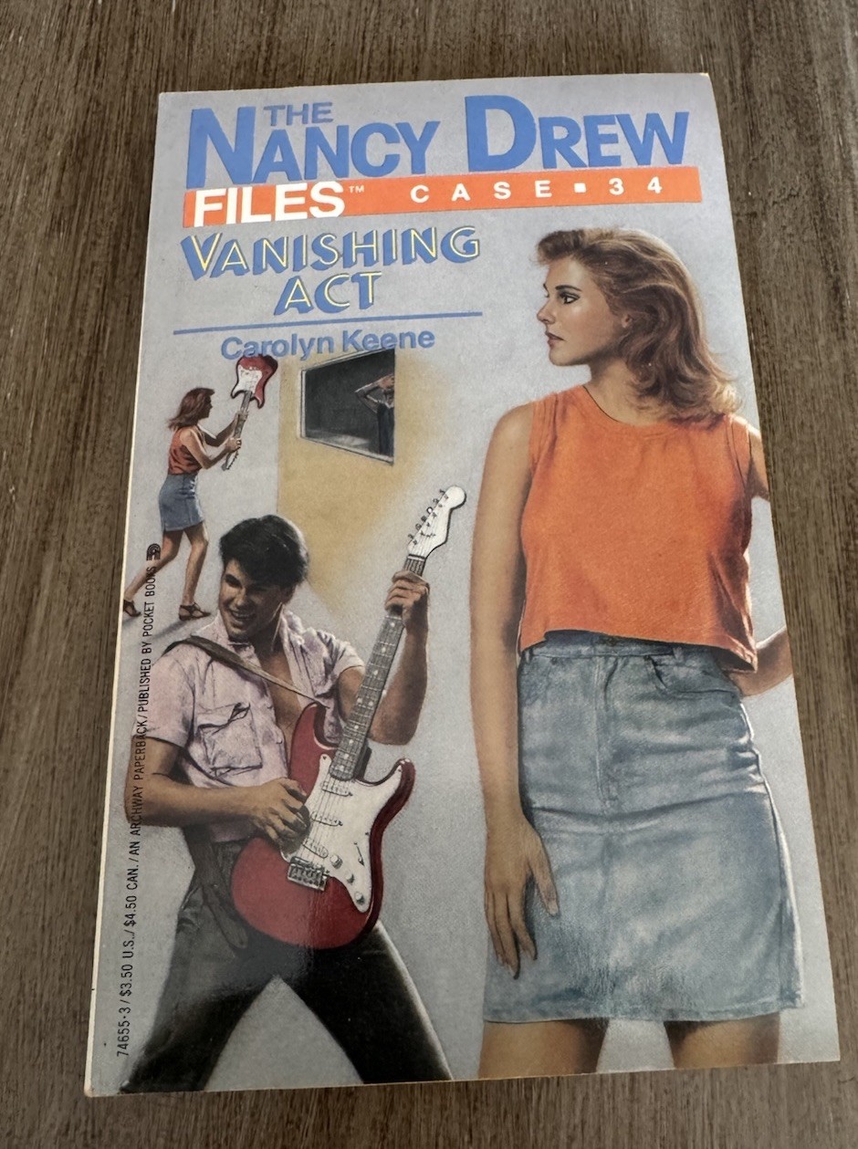 The Nancy Drew Files Case #34 Vanishing Act by Carolyn Keene PB 1st/Archway