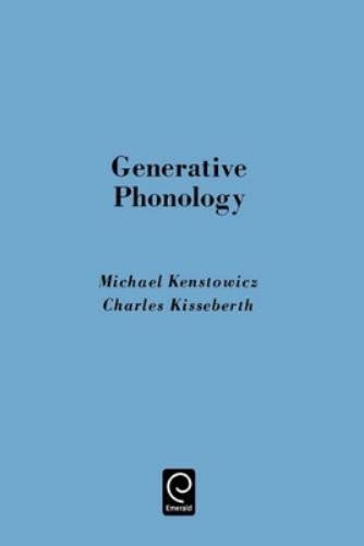 `Kenstowicz, Michael J.` Generative Phonology BOOK NEW