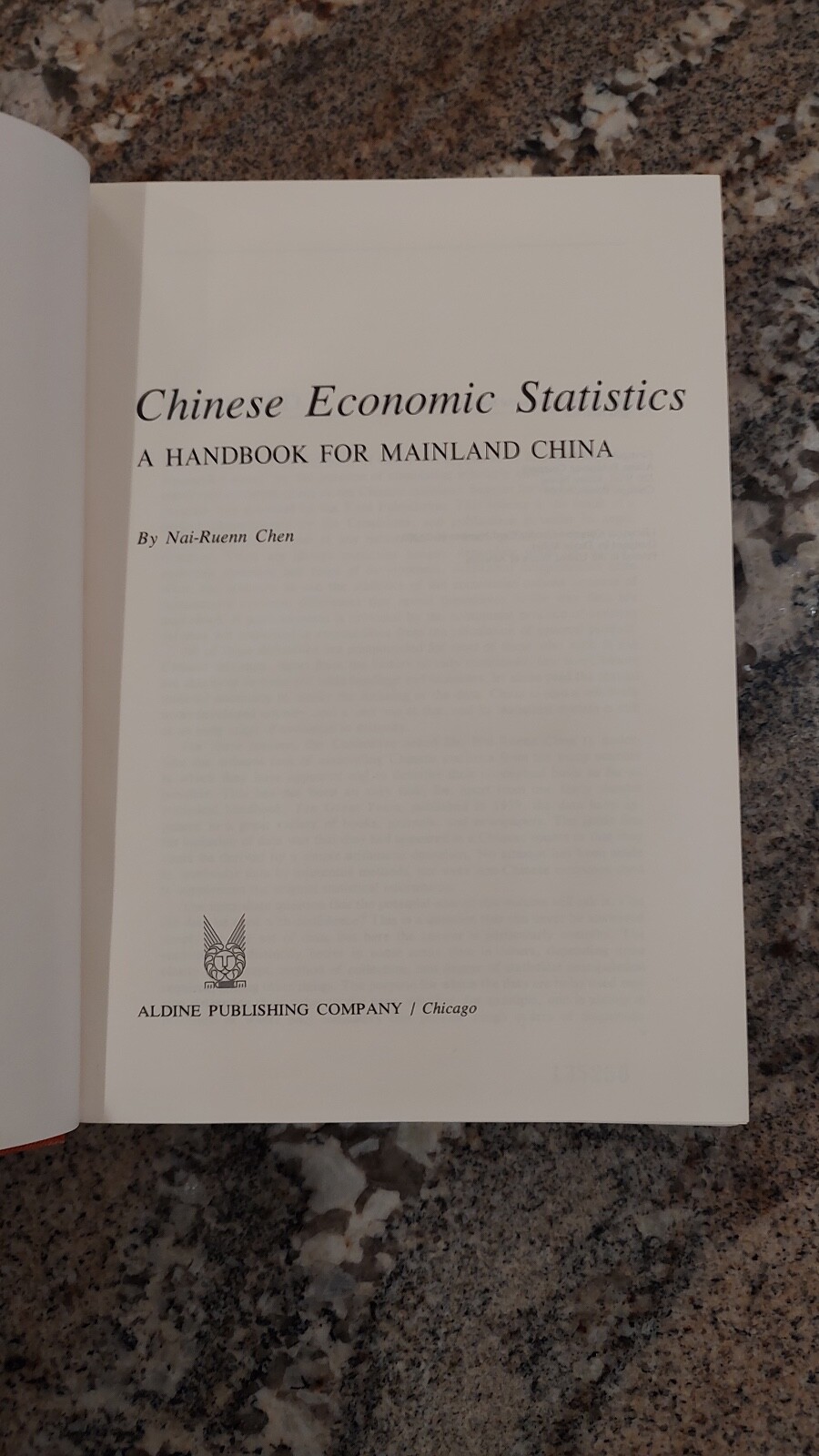 Chinese Economic Statistics: Handbook For Mainland China by Nai-Ruenn Chen