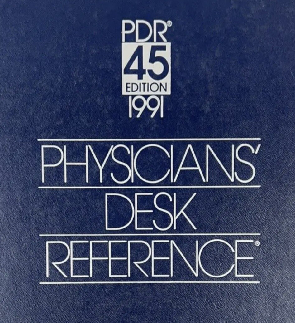 Physician’s Desk Reference 1995 PDR 49th edition Hardcover 2792 pages
