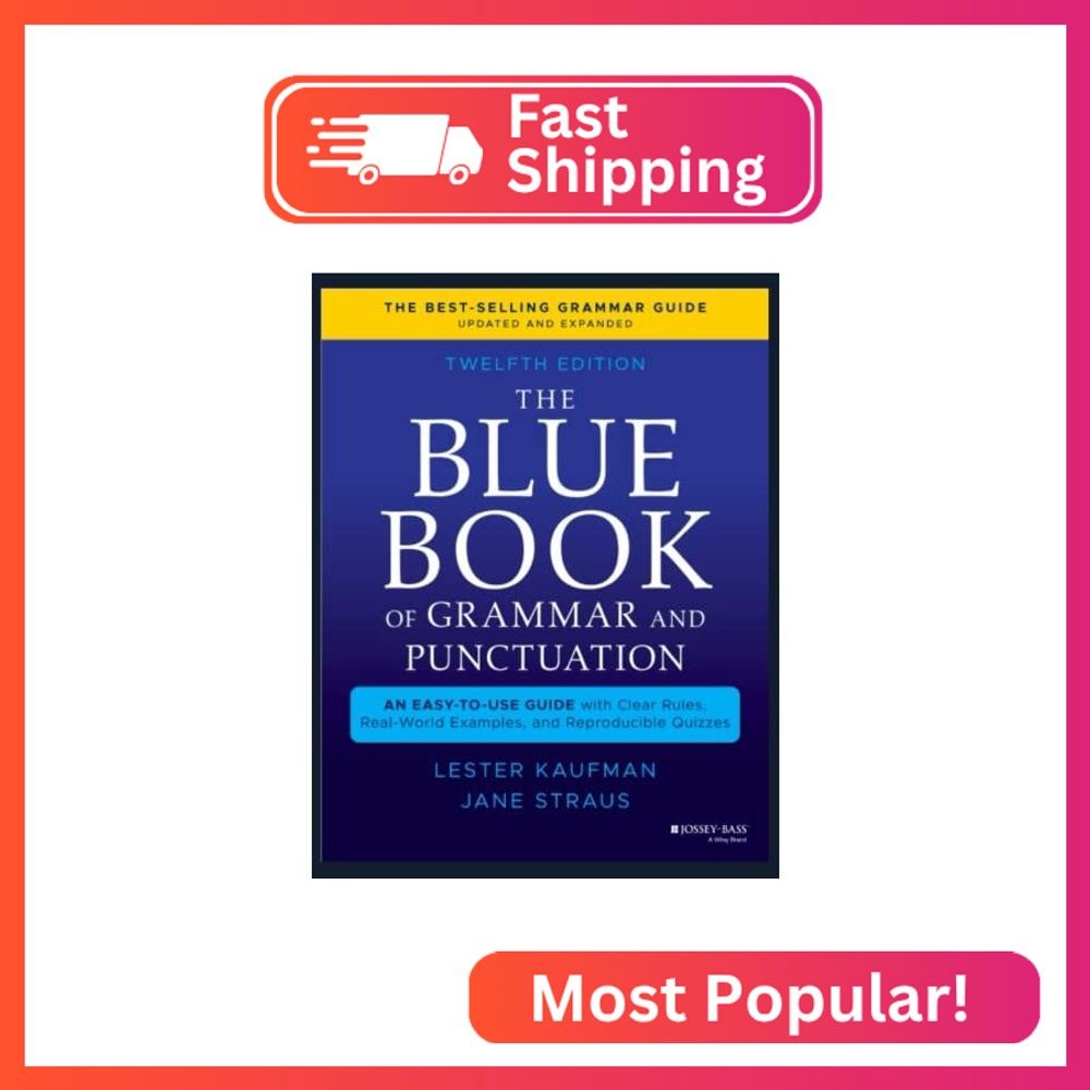 The Blue Book Of Grammar And Punctuation: An Easy-to-Use Guide With Clear Rules,