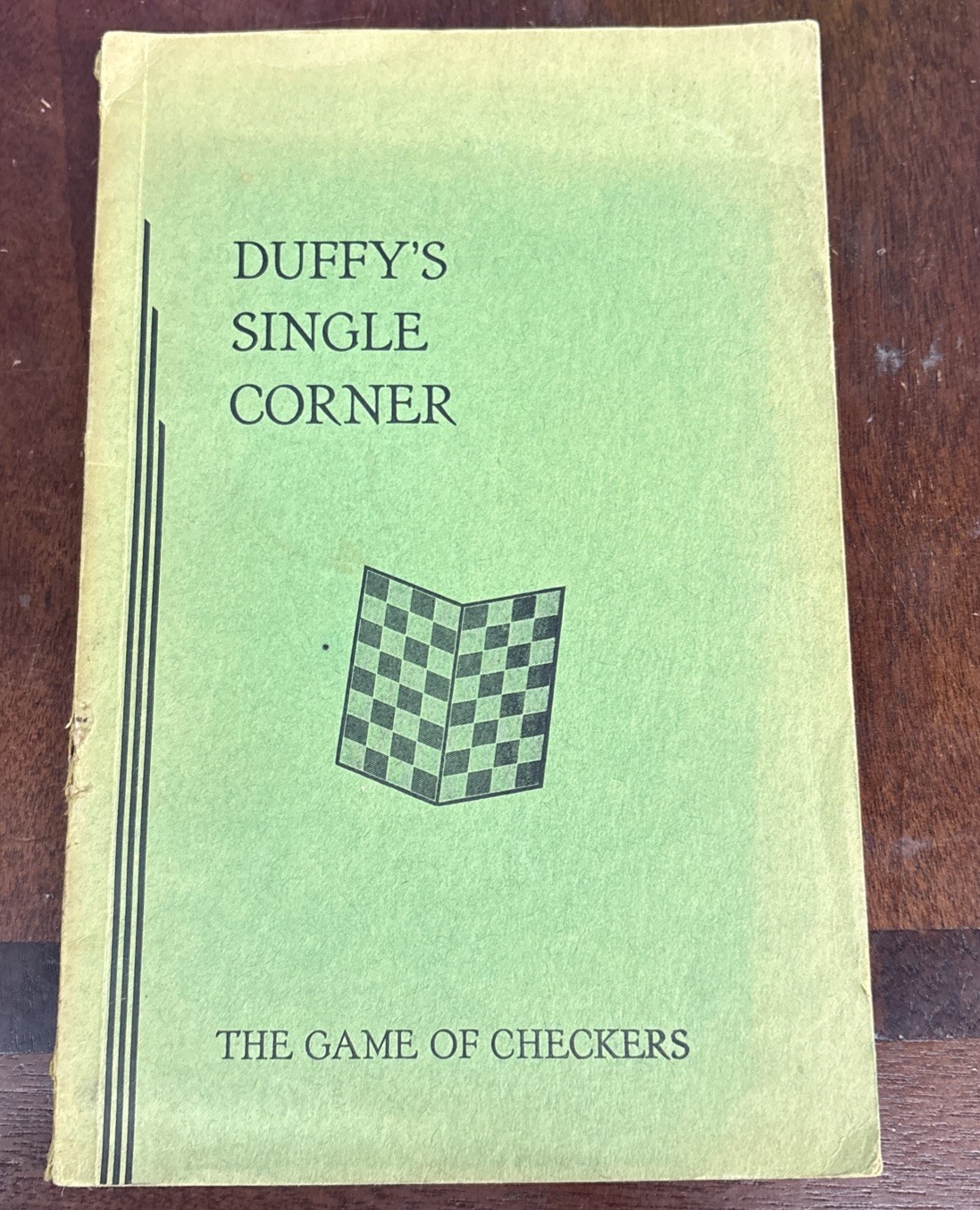 Duffy’s Single Corner The Game of Checkers Draughts 1934 PB Book F.R. Wendemuth