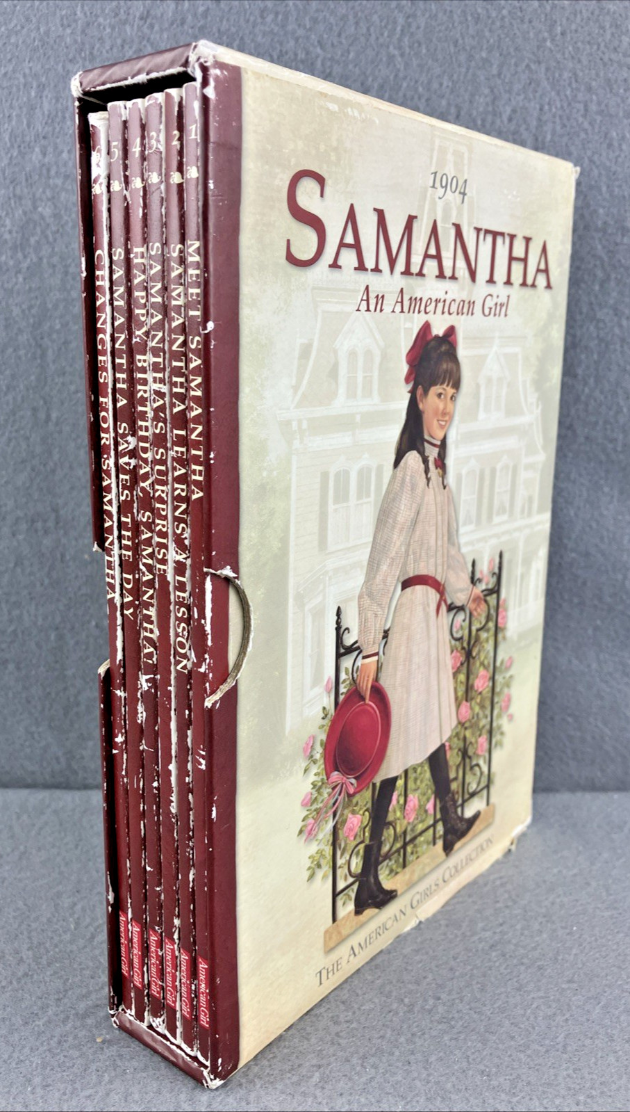 Samantha An American Girl Boxed of 6 Vintage Paperbacks 1986 Full Se Complete