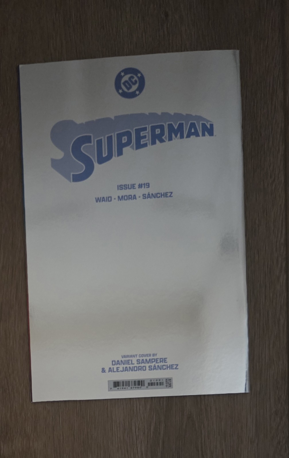 Superman #19 Daniel Sampere Foil Variant All In DC Comics Williamson Dan Mora