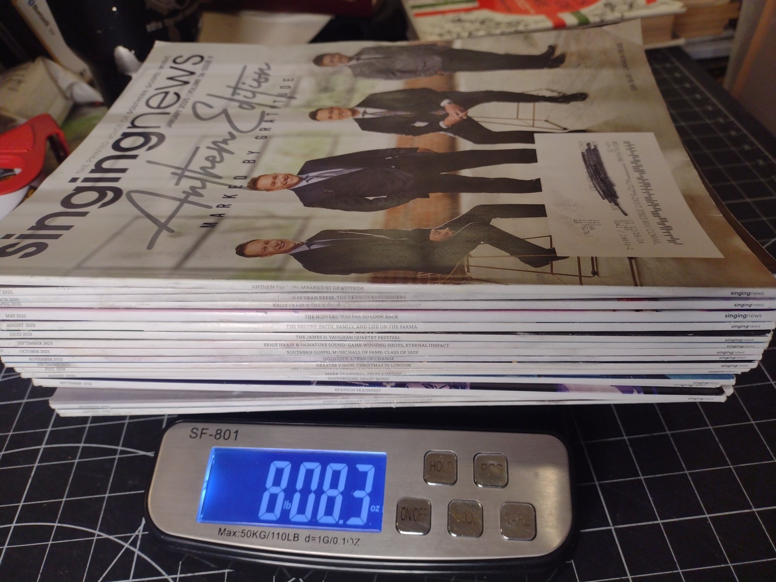 Singing News Magazines Lot of 22 Monthly Issues from 2023-2015 Southern Gospel