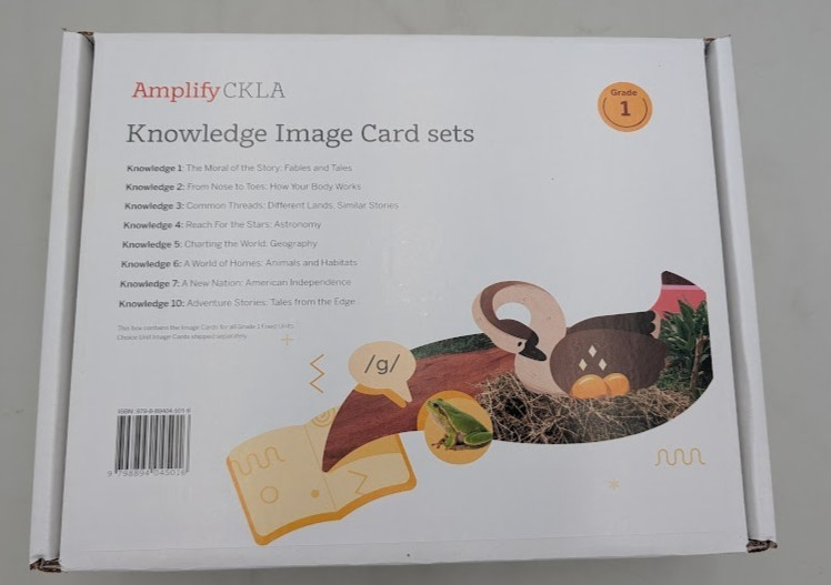 AMPLIFY IMAGE CARD SET GRADE 1 Units 1-7 and 10