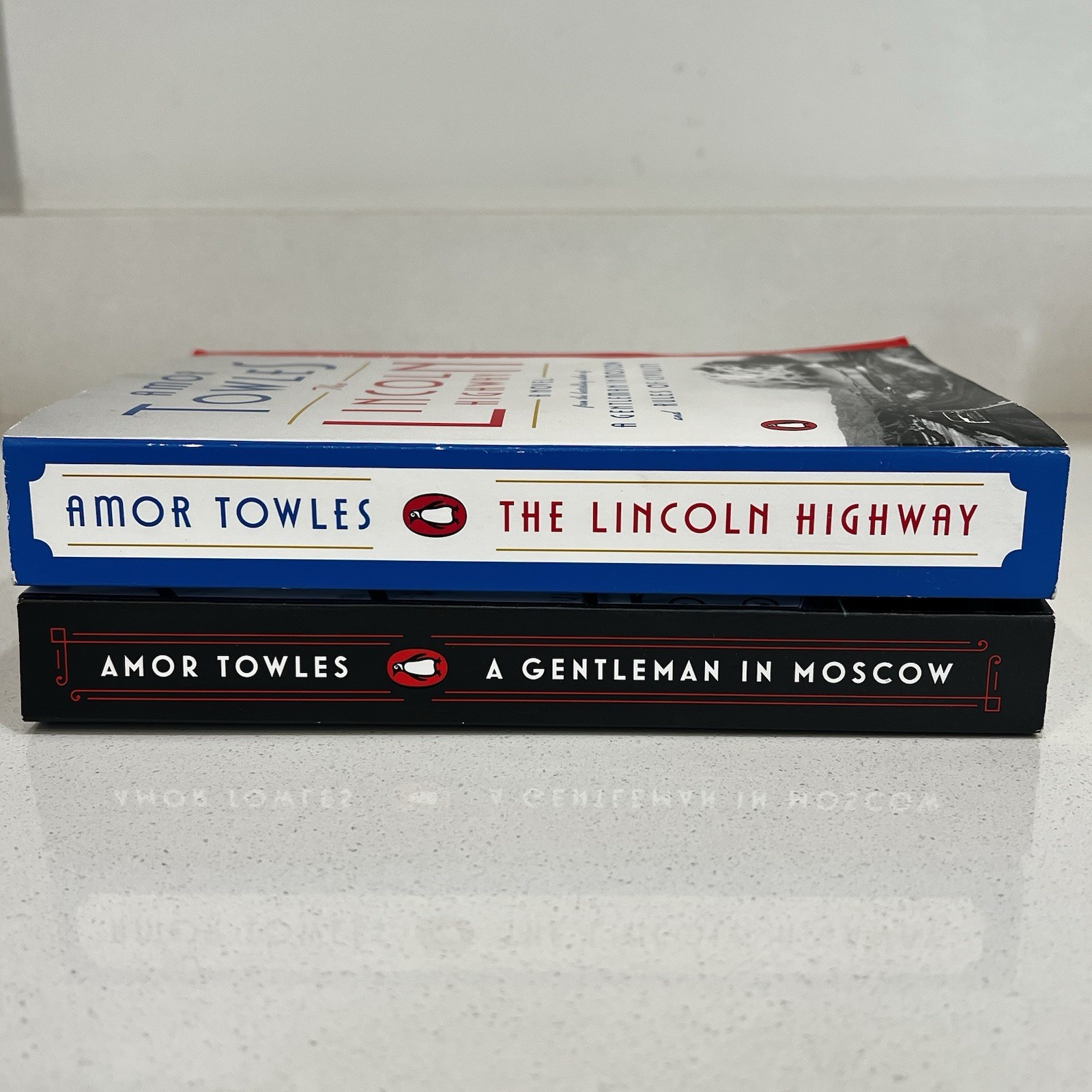 Amor Towles 2 Books A Gentleman in Moscow The Lincoln Highway By Amor Towles PB