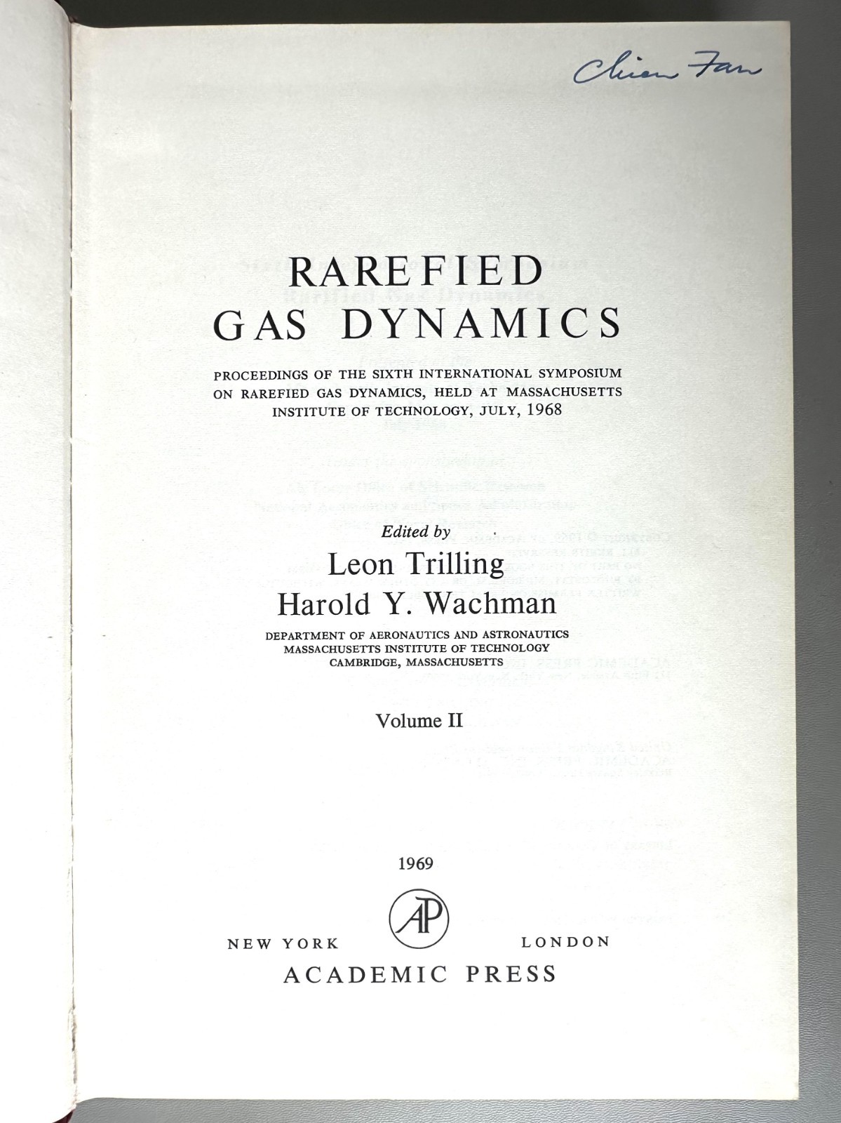 Rarefied Gas Dynamics Proceedings Sixth International Symposium 1st Edition HC