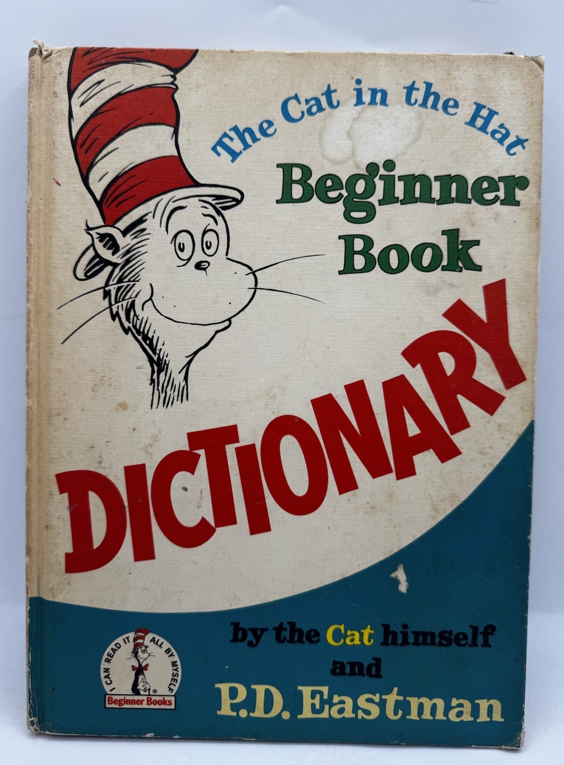 Dr. Seuss The Cat in the Hat Beginner Book Dictionary P.D.Eastman HC 1964 Vtg