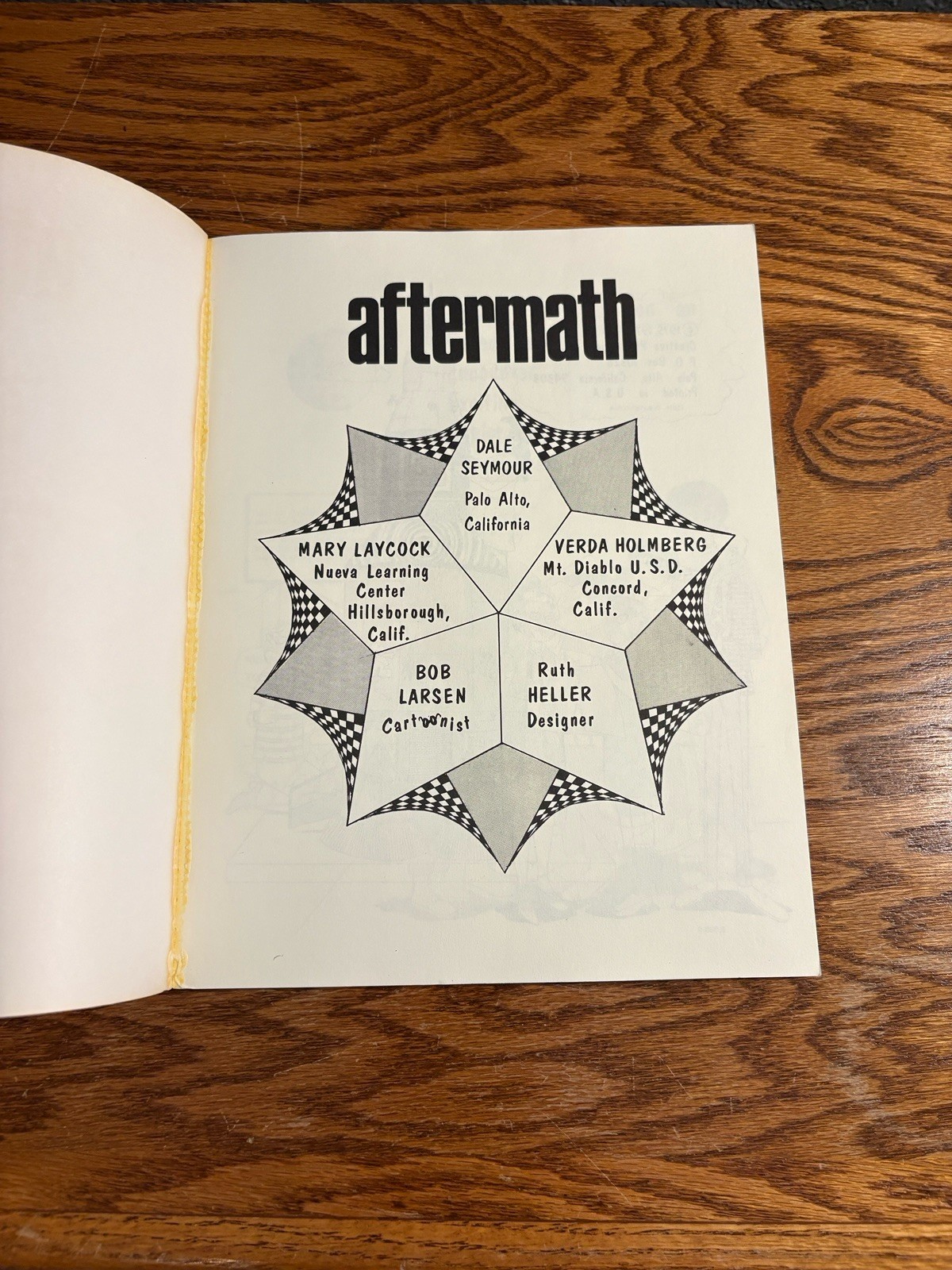 AFTERMATH III Critical Thinking Activity Book By Dale Seymour