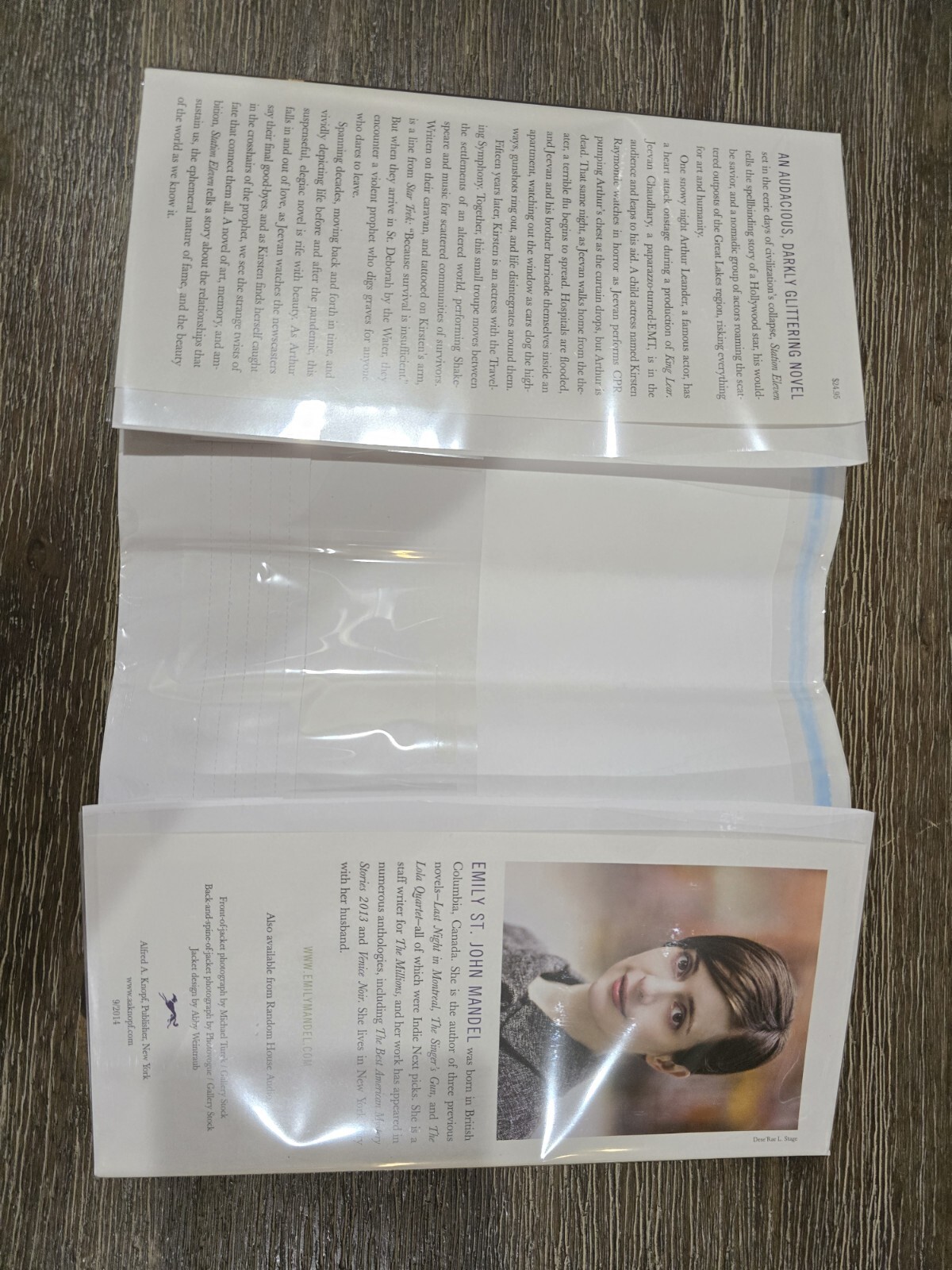 SIGNED~Station Eleven by Emily St. John Mandel, 1st Edition, 9th Printing, HC DJ