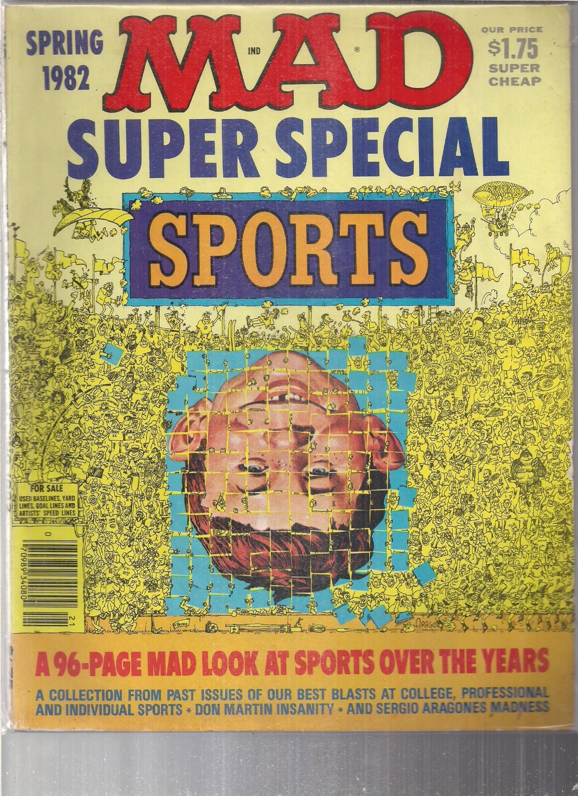 Mad Magazine Super Special Rping 1982 Humor Satire Cartoon Sports
