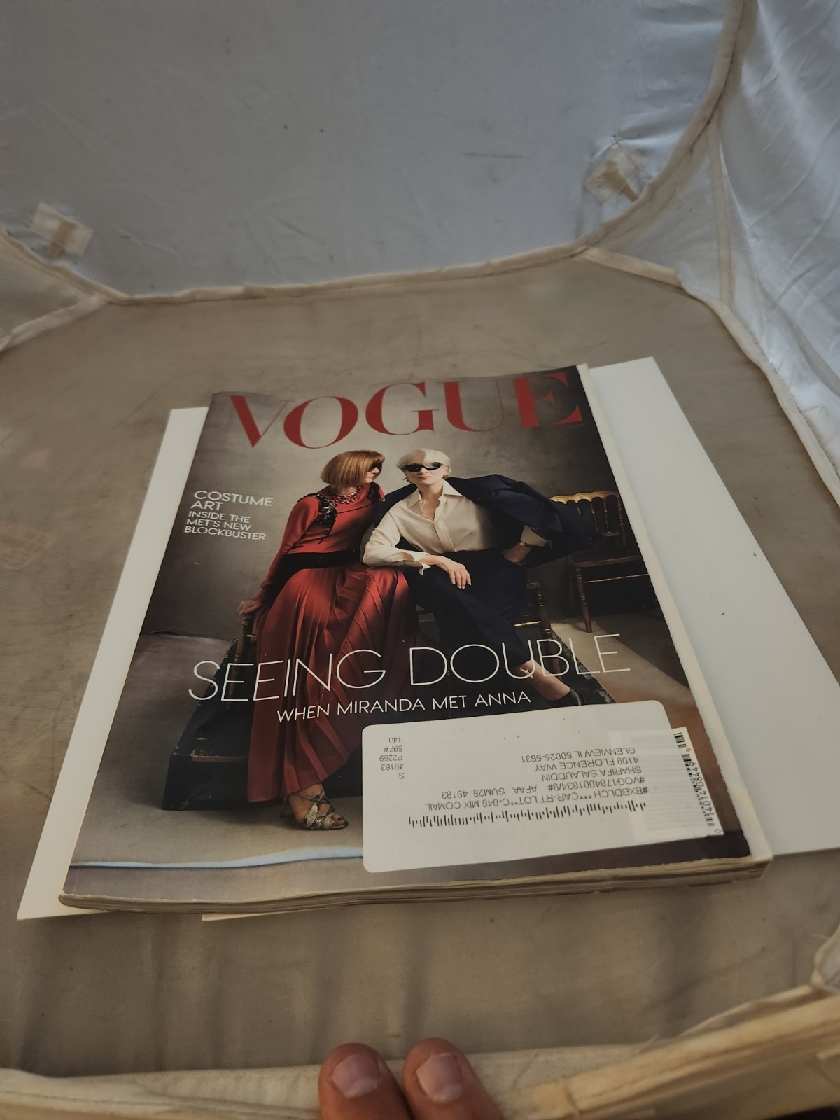 may 2026 VOGUE magazine Anna Wintour Meryl Streep Devil Wears Prada 2 on cover