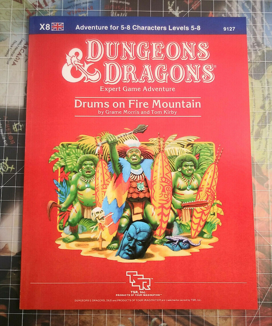 X8 Drums on Fire Mountain – AD&D D&D