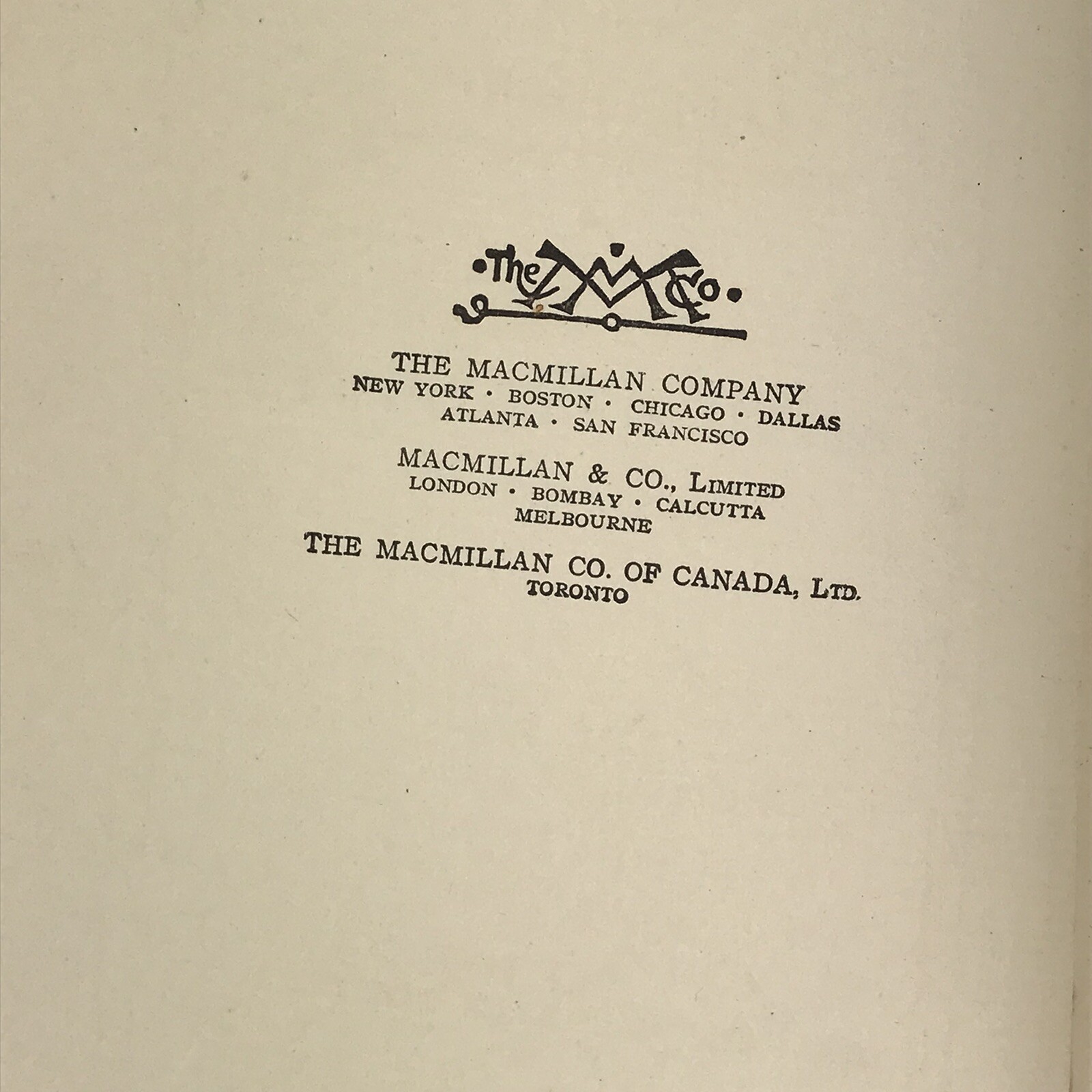 The Macmillan Company’s Blind Man’s Buff By Louis Hémon, Copyright 1925, Antique