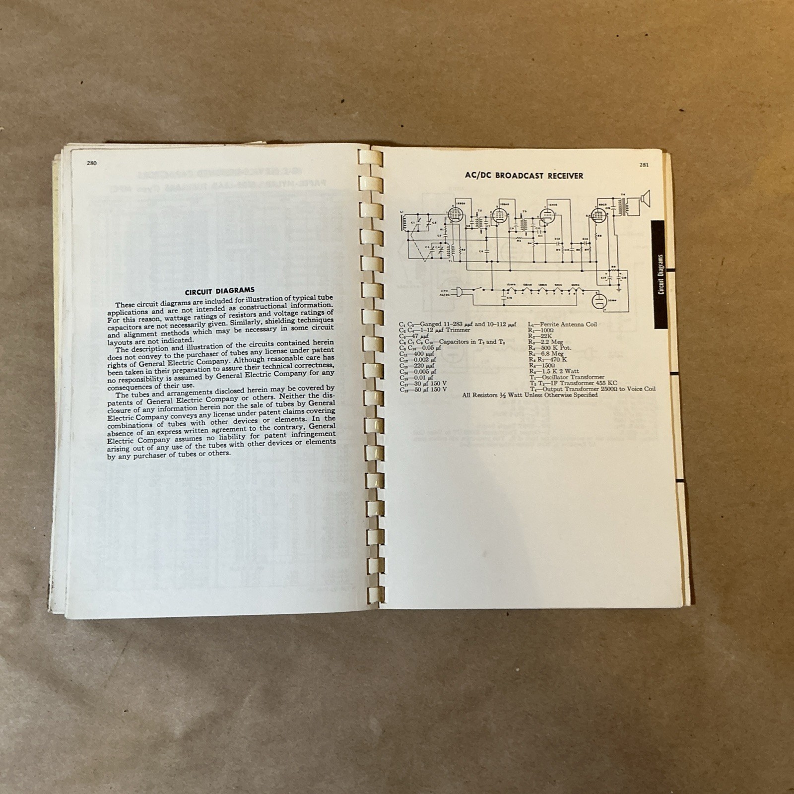 Original 1962 General Electric Essential Characteristics Guide As Is INV-AD53