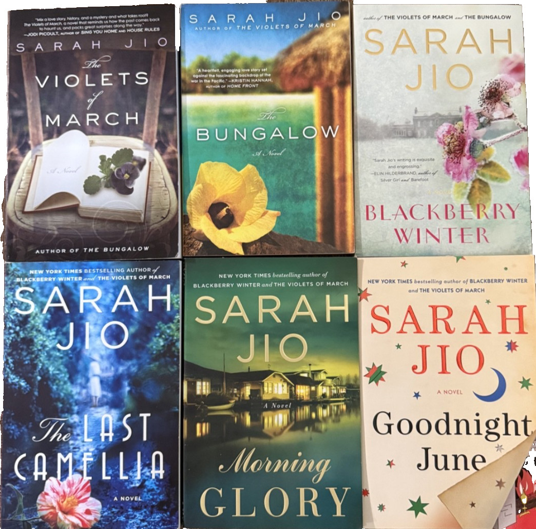 Lot of 6 Sarah Jio Women’s Fiction Trade Paperbacks