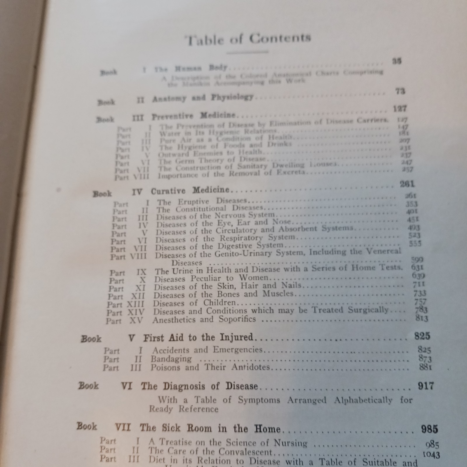 Antique Library of Health Medical Book, 1925 with Color Plates, Some Interactive